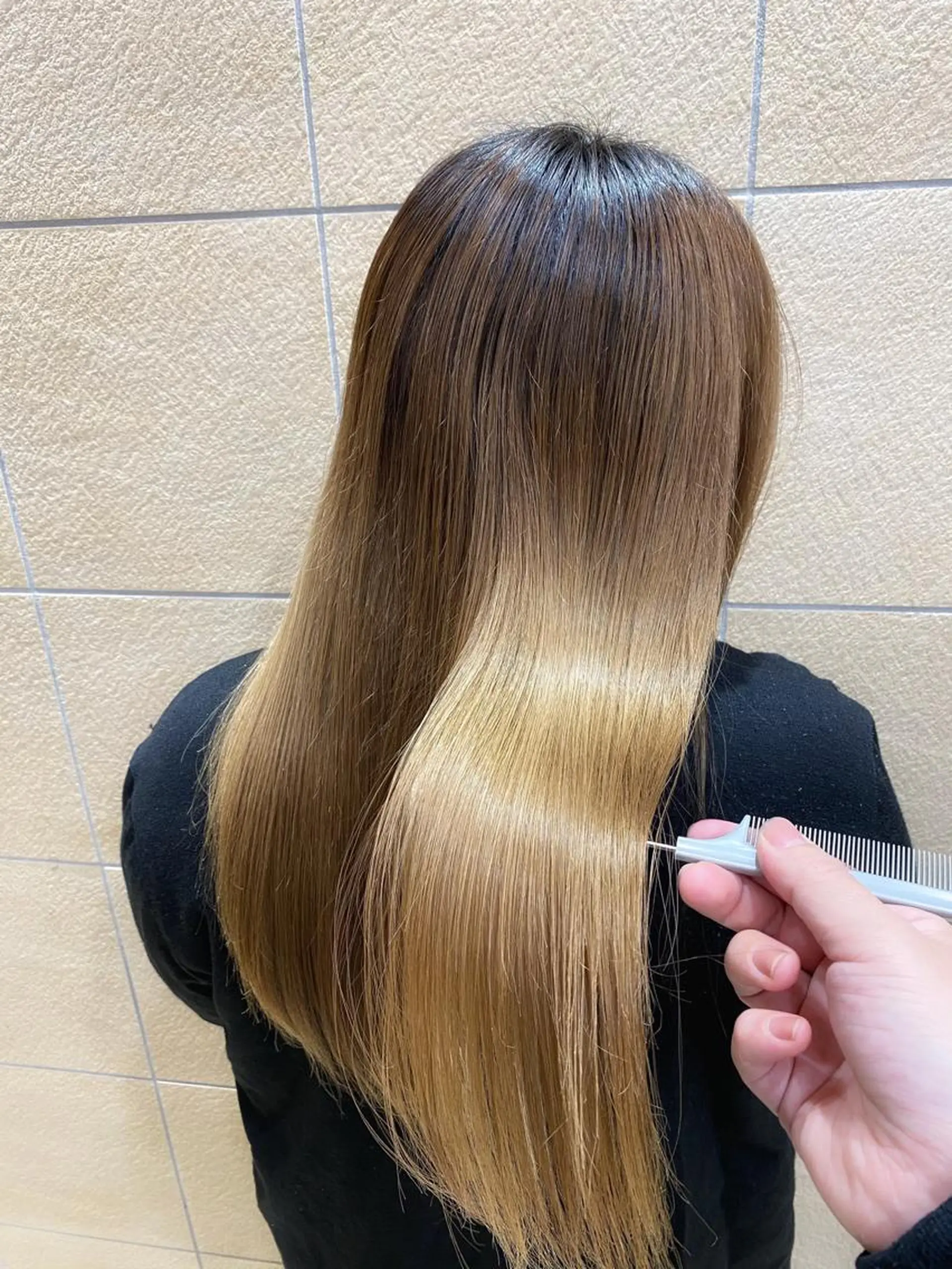 ロング カット トリートメント 髪質改善特化美容師 小林和哉のヘアスタイル