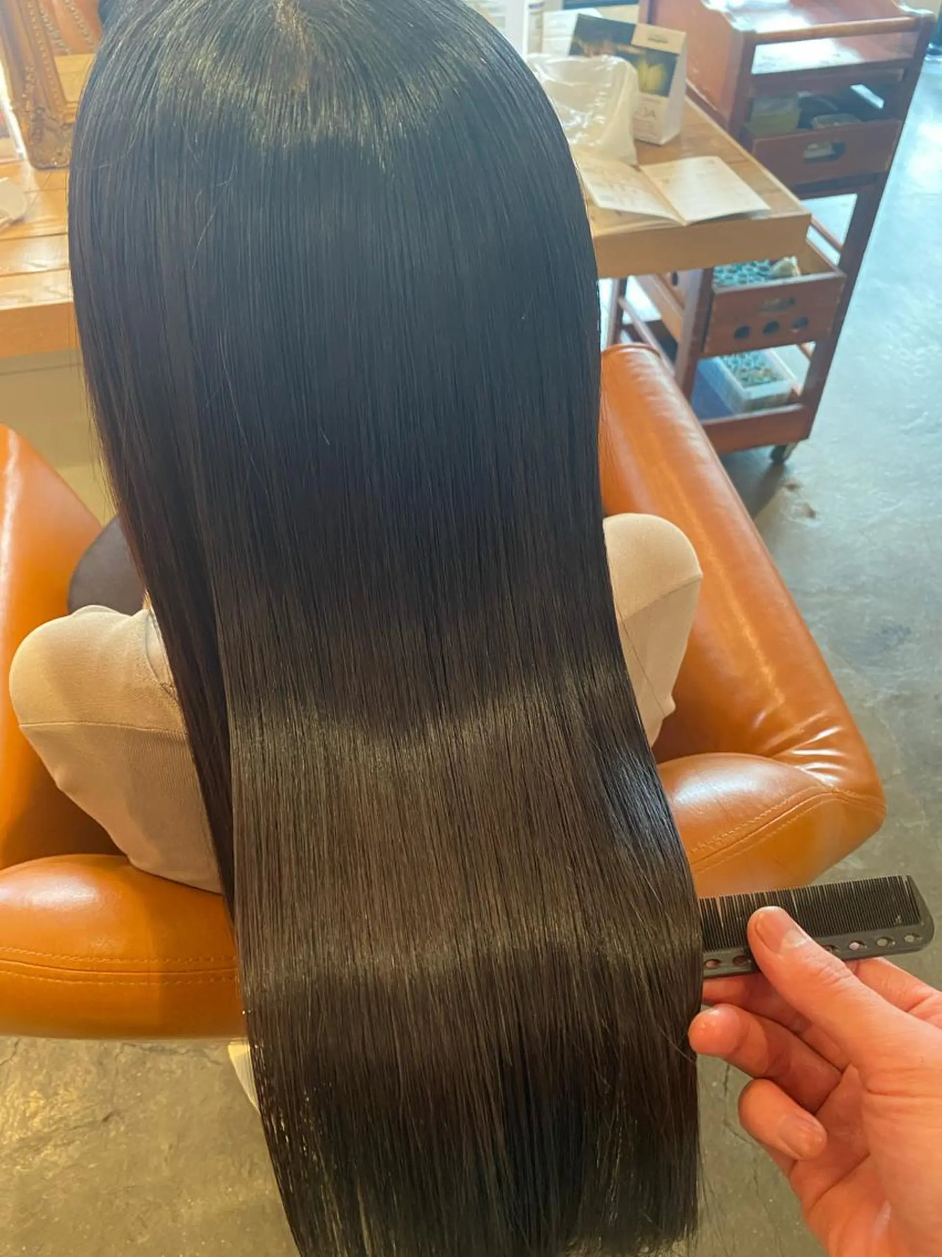 ロング カラー カット ヘアカラー トリートメント 髪質改善／美髪矯正 林田和真のヘアスタイル