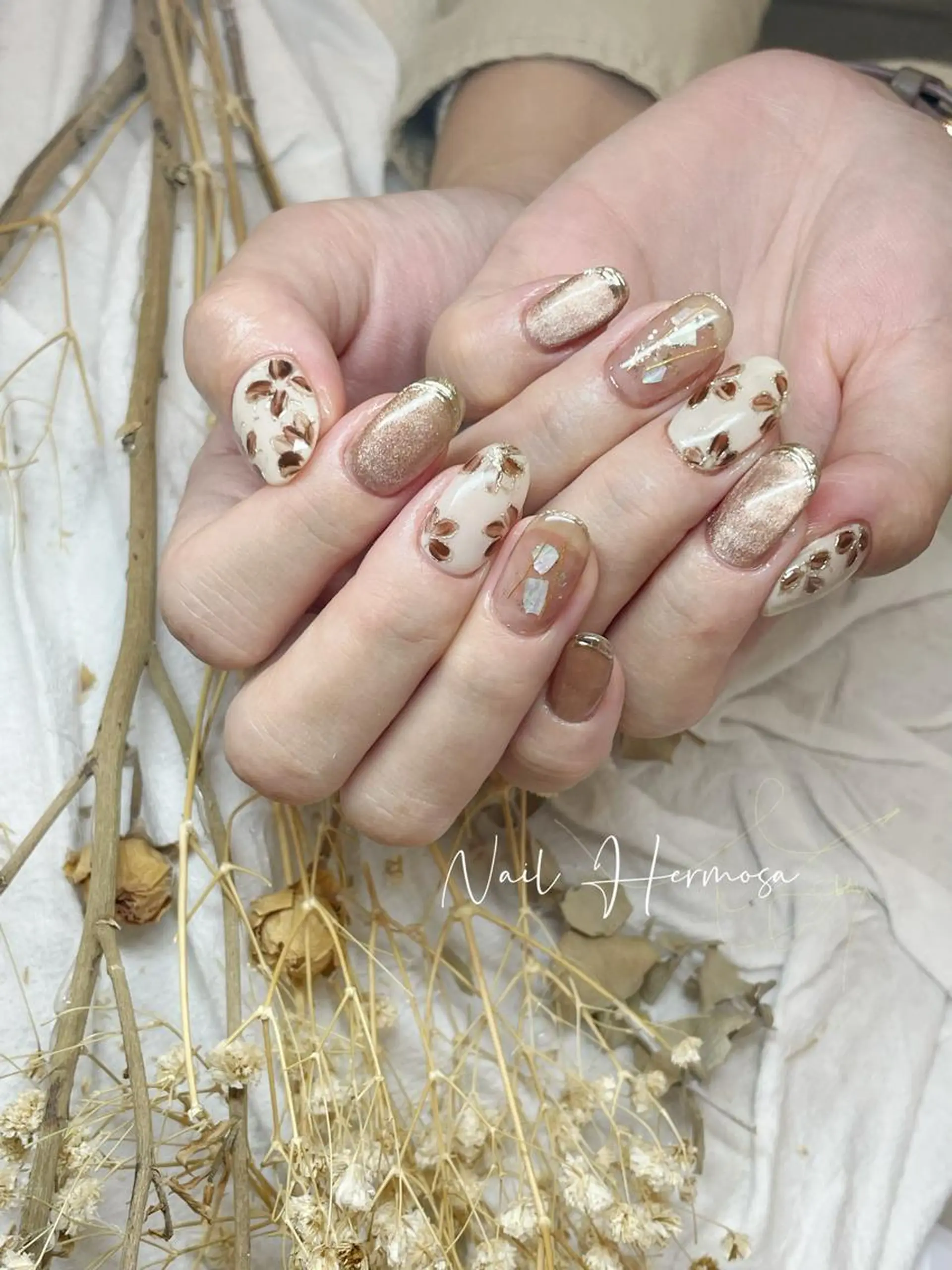 ネイル 桜ネイル 長さ出し フラッシュネイル フラワーネイル フットネイル ハンドネイル ネイル エルモサのネイルデザイン