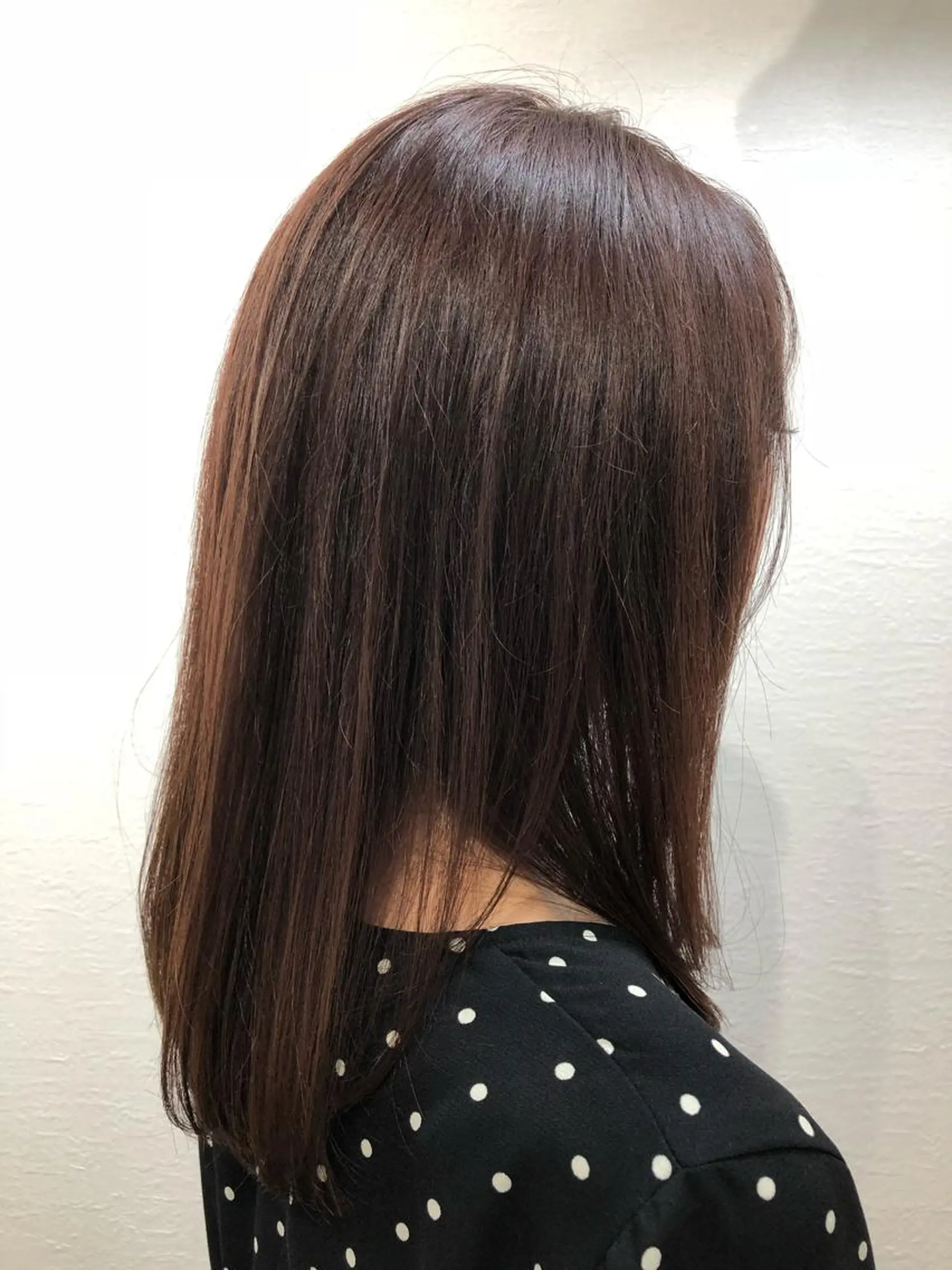 セミロング カラー 佐々木 政徳のヘアスタイル