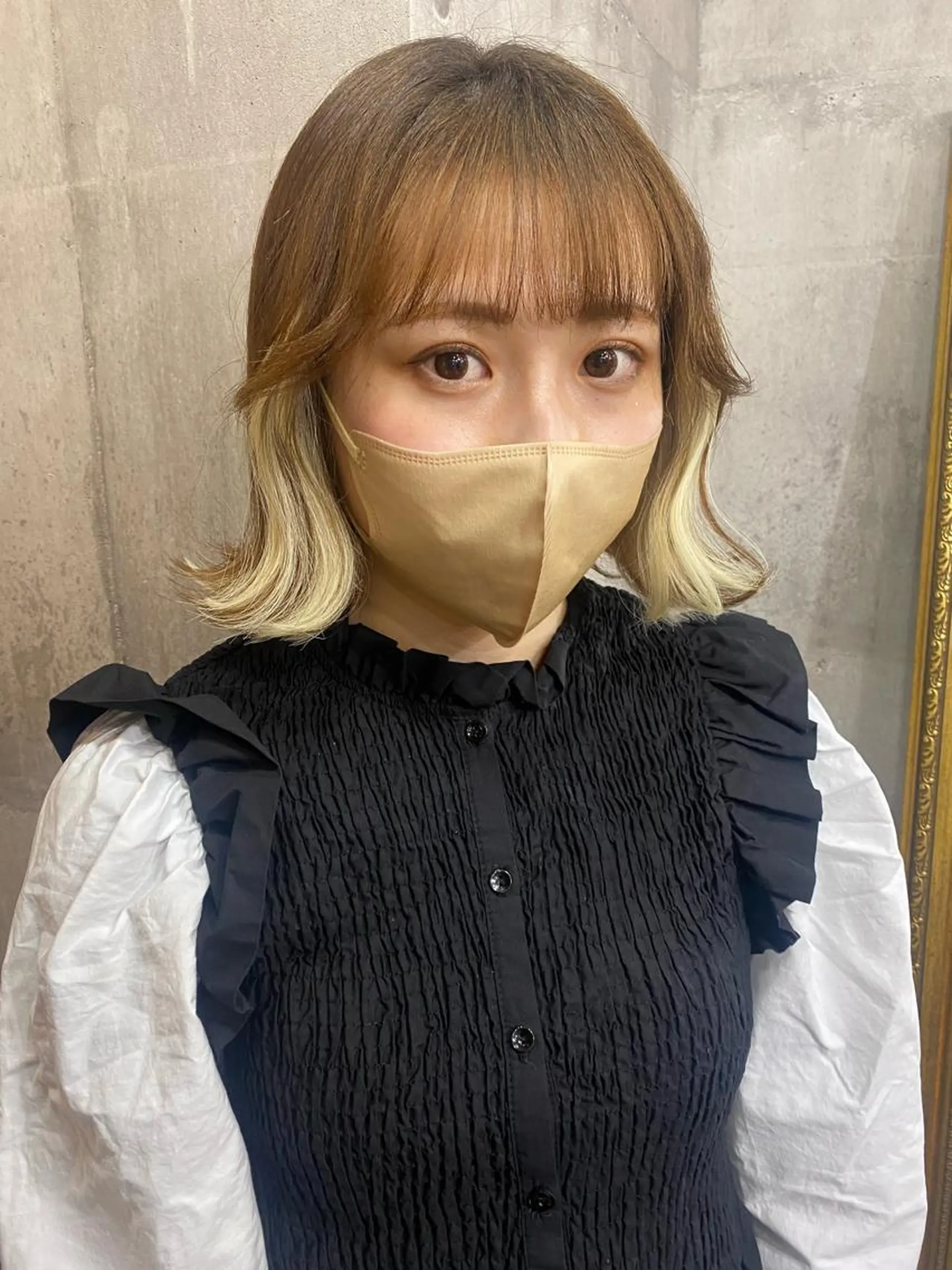 ミディアム カラー シールエクステ エクステ ヘアカラー SHURI❤️‍🔥 中/韓mix ♡のヘアスタイル