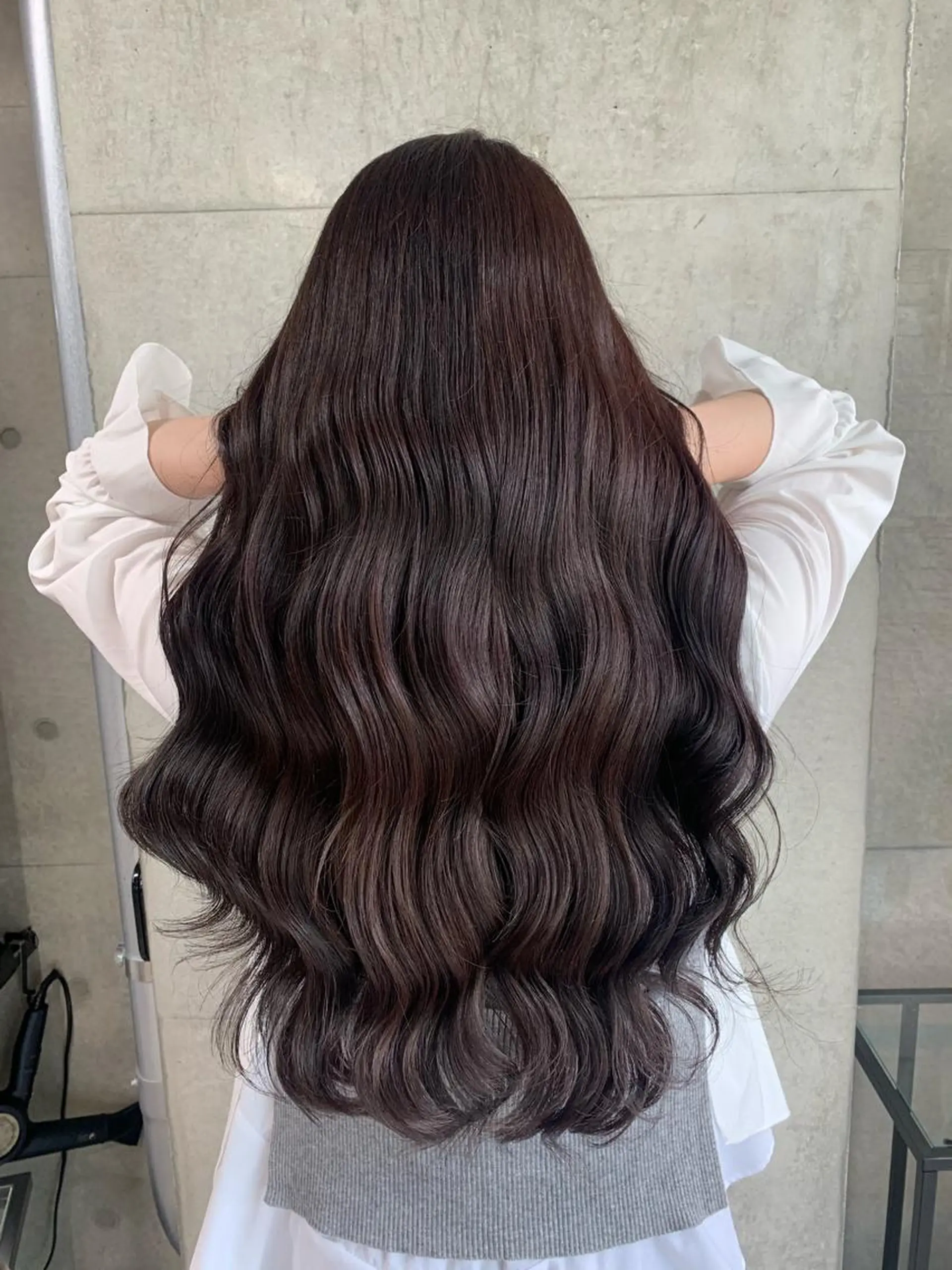 ロング カラー ラベンダーカラー ピンクカラー ピンクラベンダー MIL心斎橋所属・Clair クレアのヘアスタイル