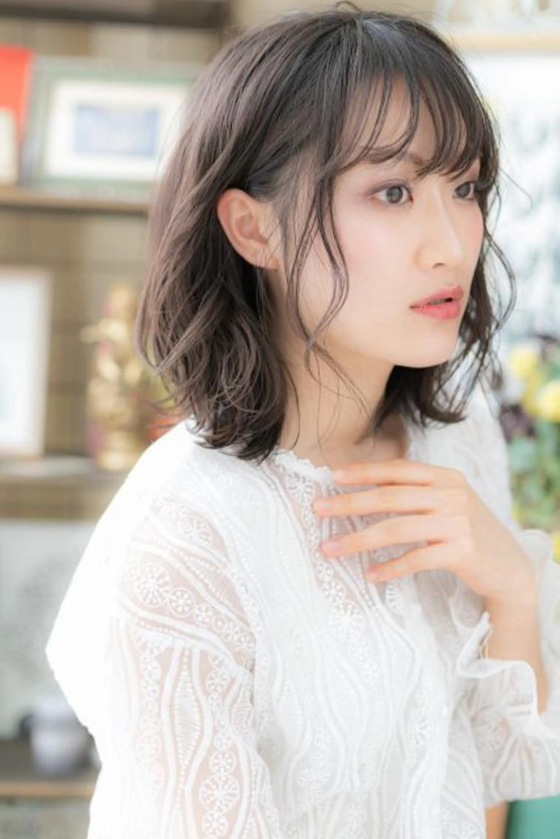 ミディアム COVER HAIR bliss 大宮店所属・出川 宙☘️のヘアスタイル