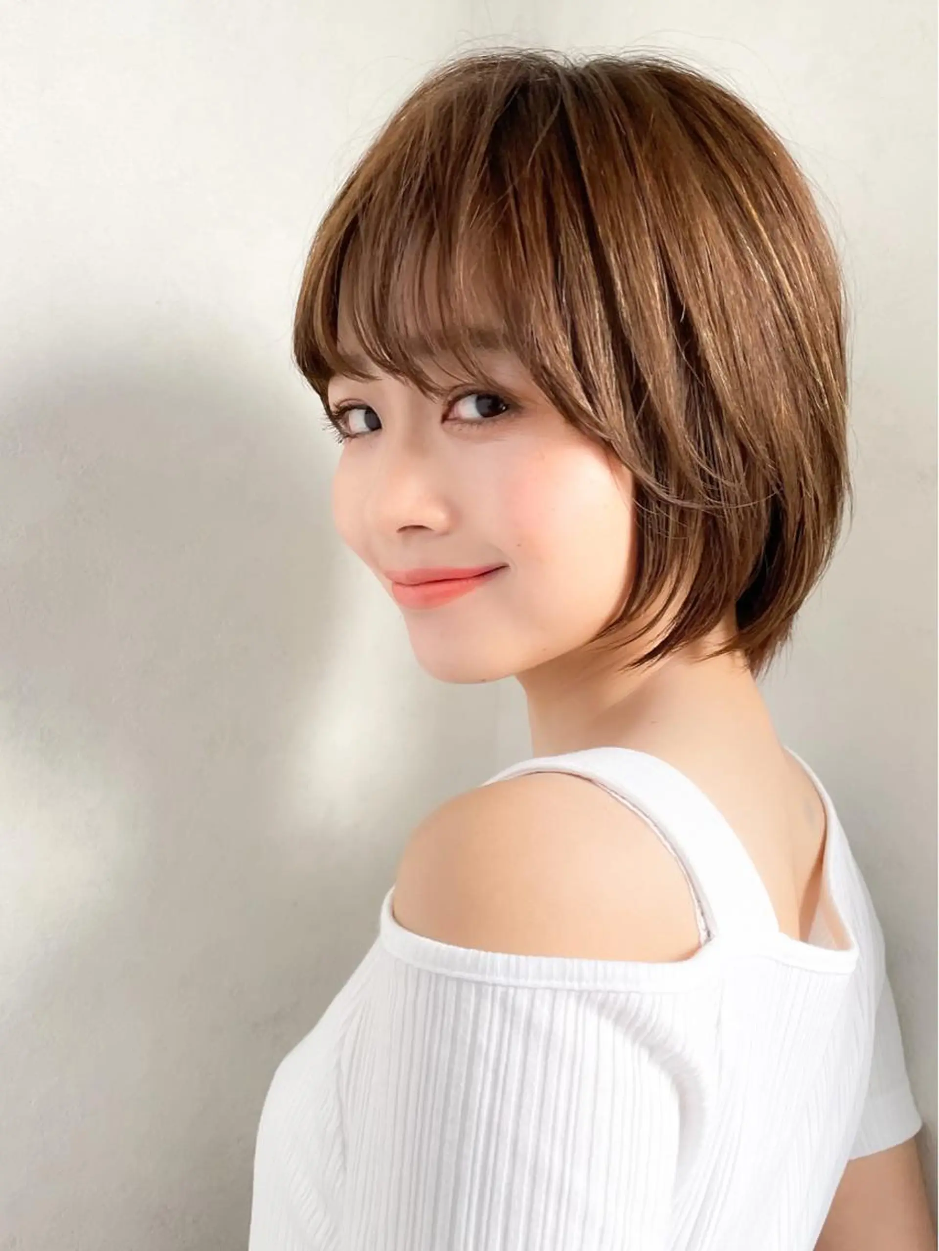ショート 似合わせカット ショートヘア 小顔カット ひがし　まさし JYUNESU副代表のヘアスタイル