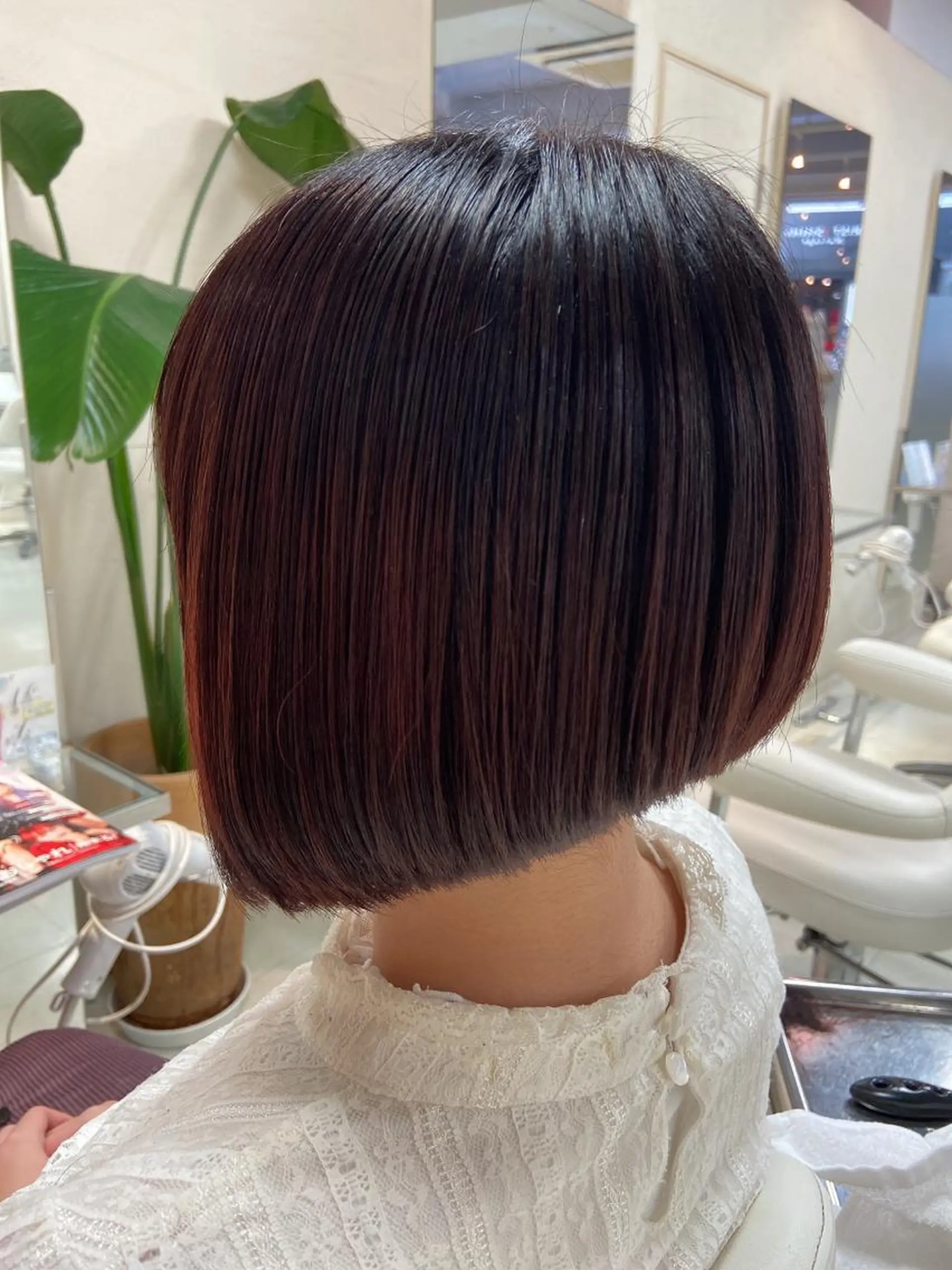 ショート 前下がりボブ ボブ 菊地 美憂のヘアスタイル