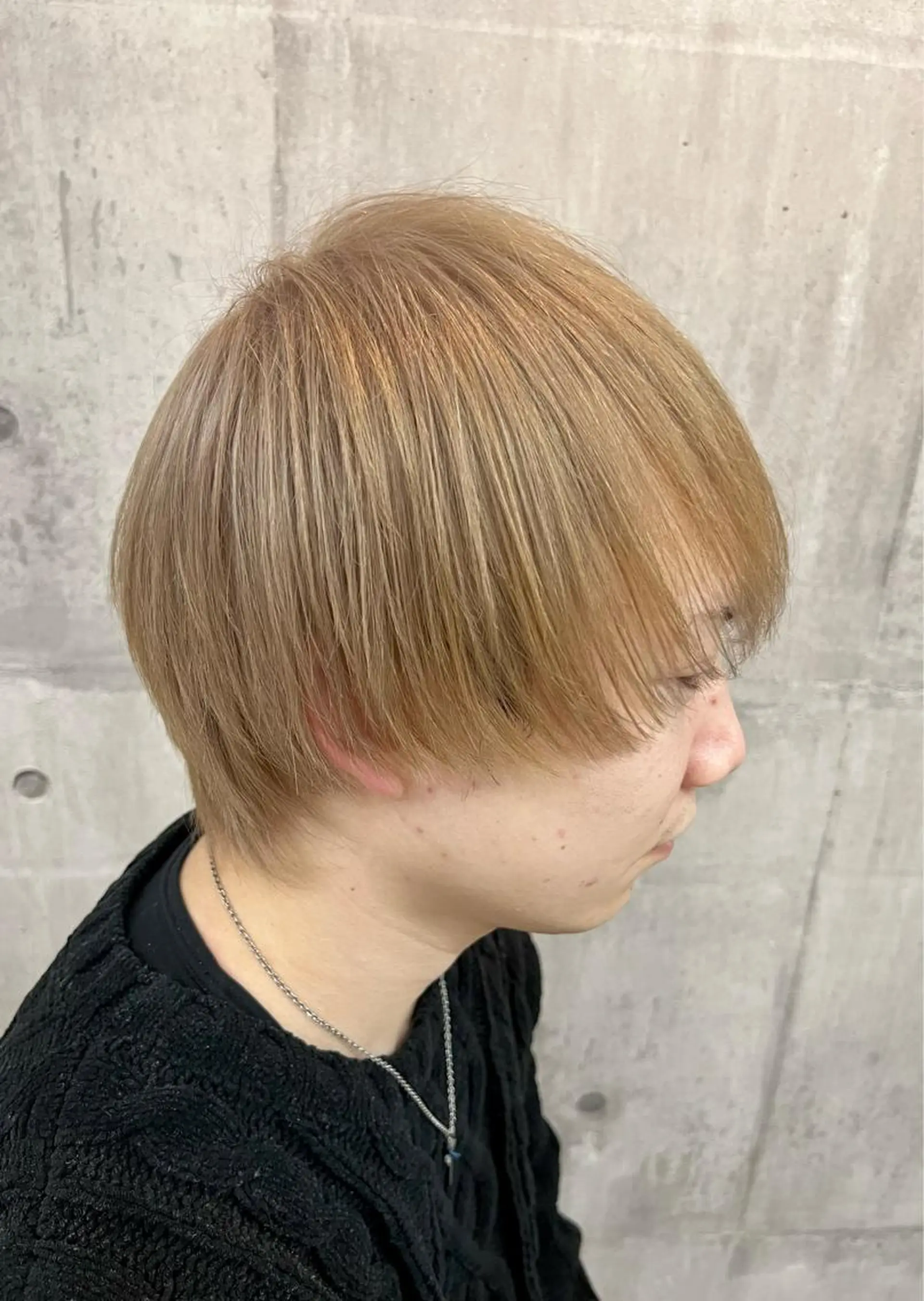 カラー メンズ メンズハイトーン ハイトーンカラー レイヤー/韓国 ハイトーン興津史弥のヘアスタイル