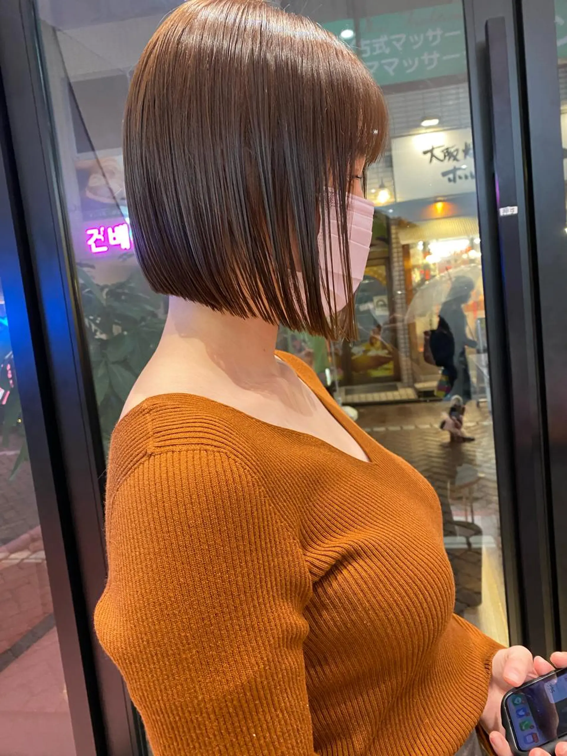 ロング カラー カット ヘアカラー 縮毛矯正 トリートメント 韓国ヘア/レイヤー/ 縮毛矯正🫧伊勢のヘアスタイル