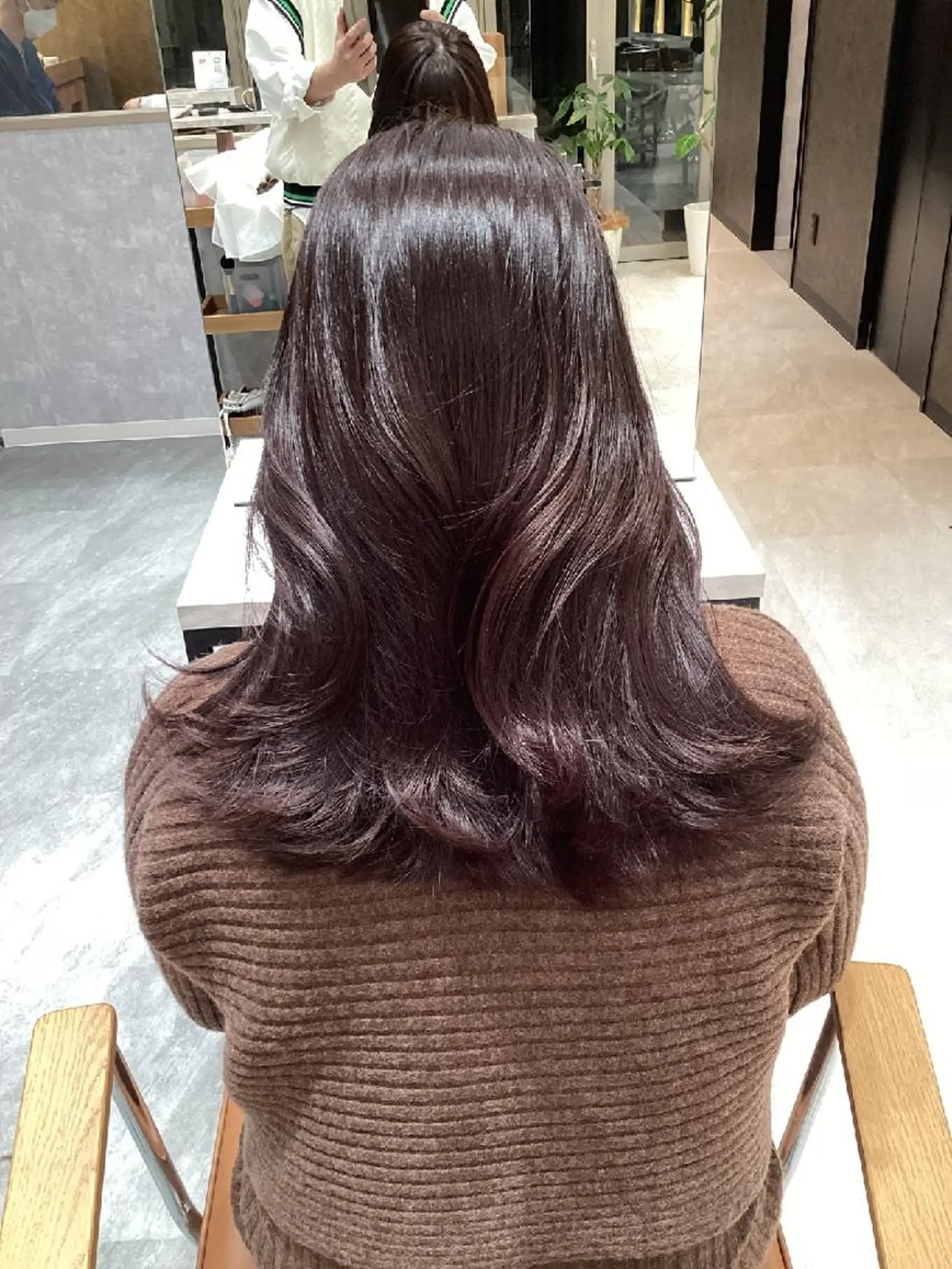 セミロング セミロングパーマ 立松 佳祐のヘアスタイル