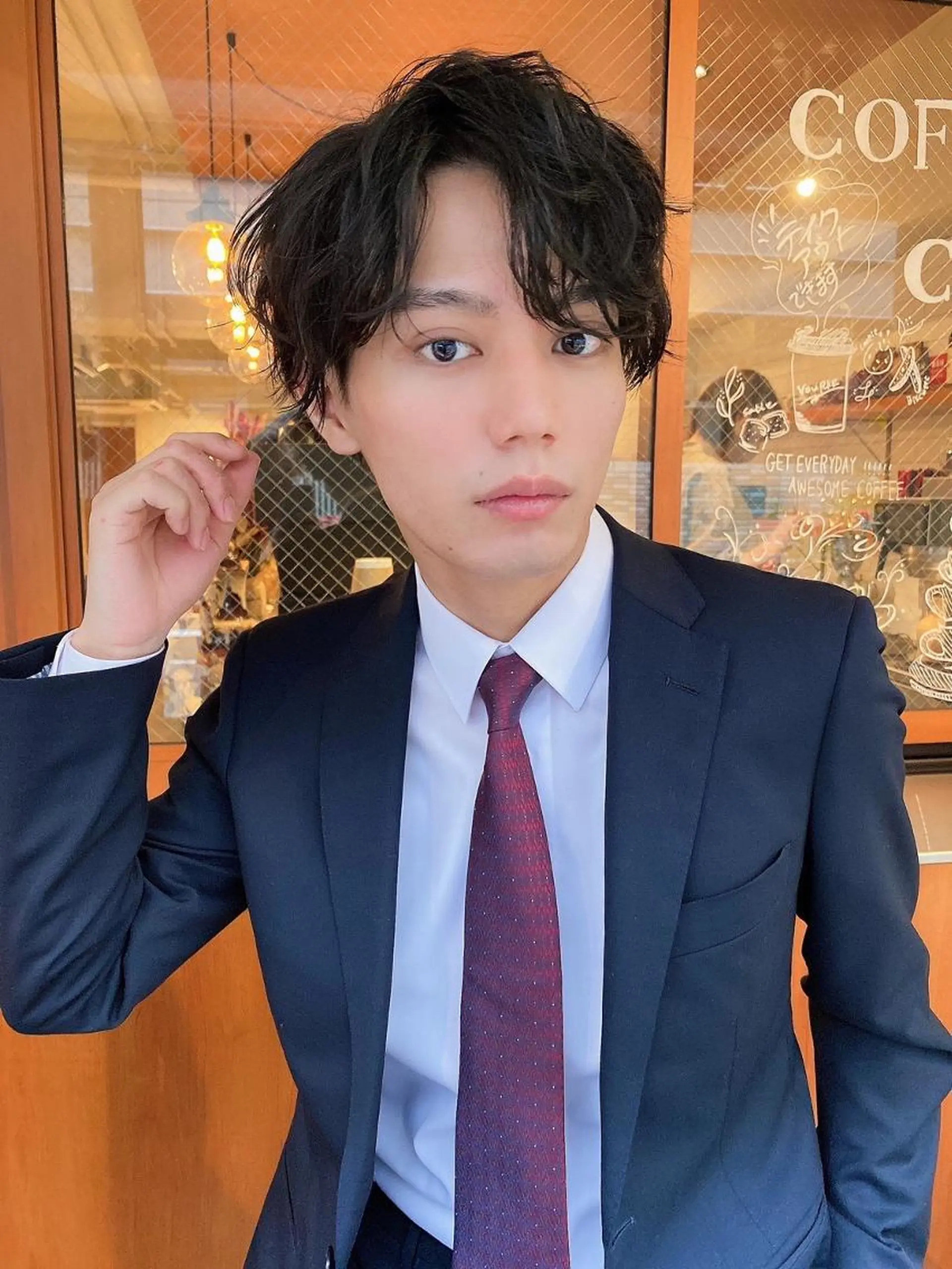 メンズ カット パーマ 【メンズ】 shelterのヘアスタイル