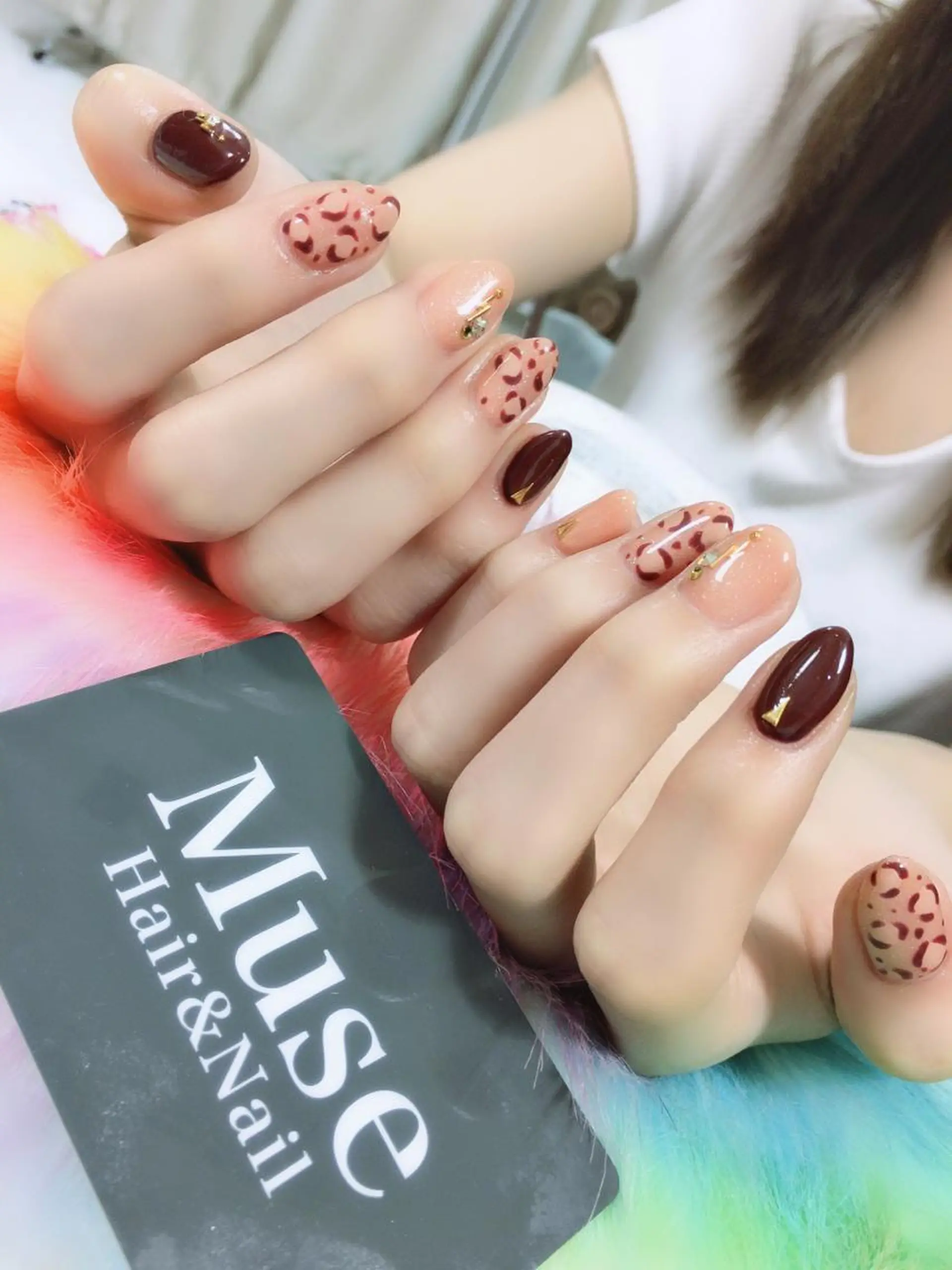 ネイル アニマル柄 隠れ家一戸建て金町 HIROMI 葛飾区のネイルデザイン