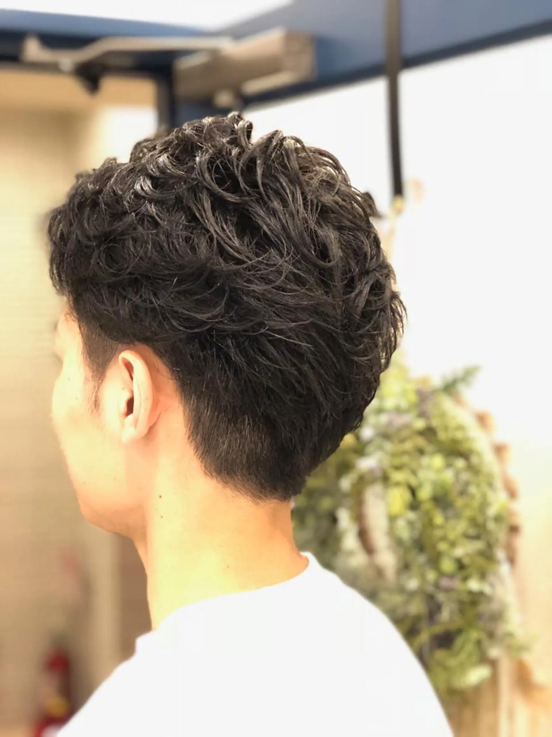 ショート パーマ メンズ Eleanor川崎 桑原淳光のヘアスタイル