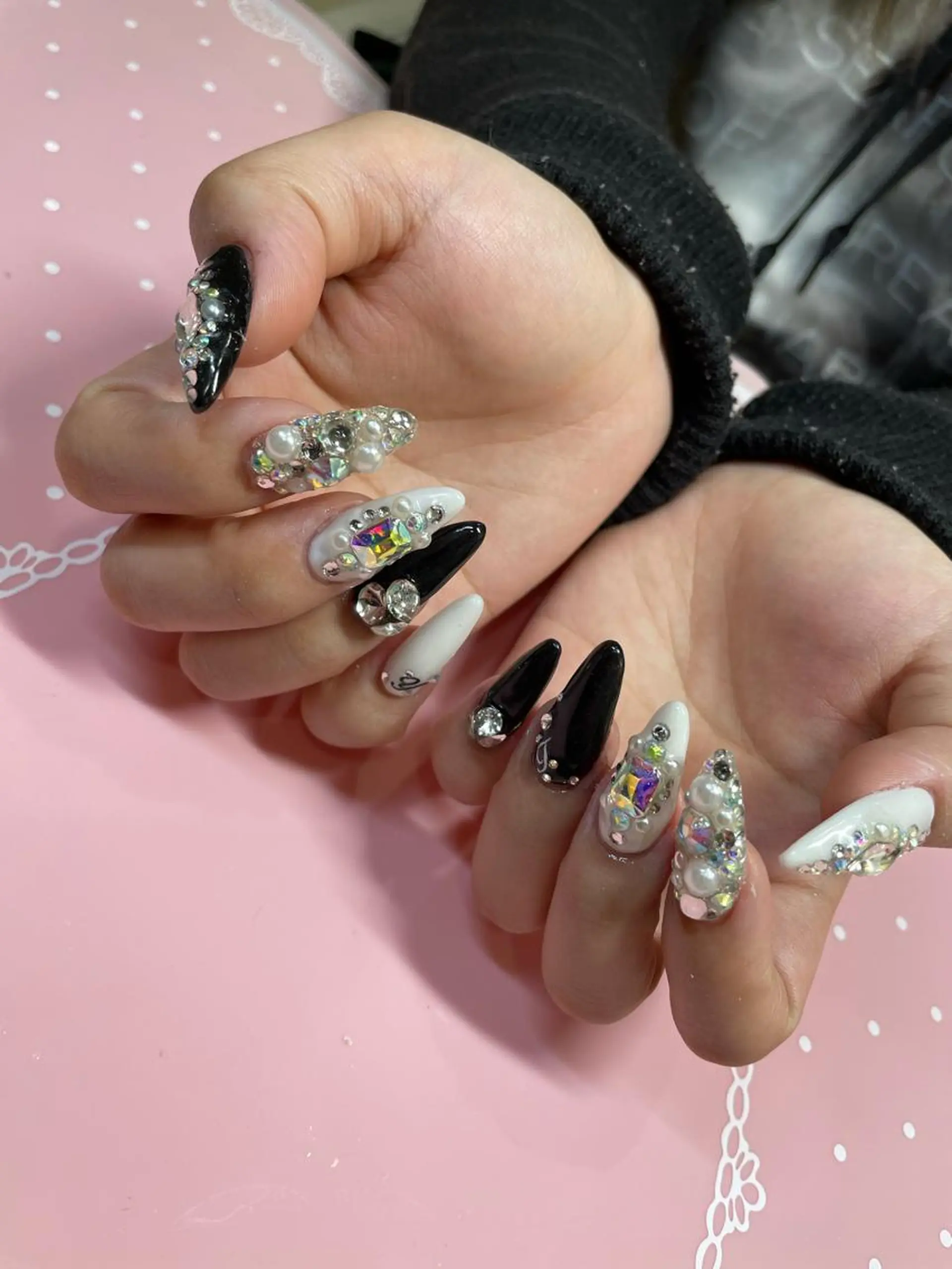 セミロング ネイル ハンドネイル 《LB》ラブリエ Nail&eyeのマツエク・マツパデザイン