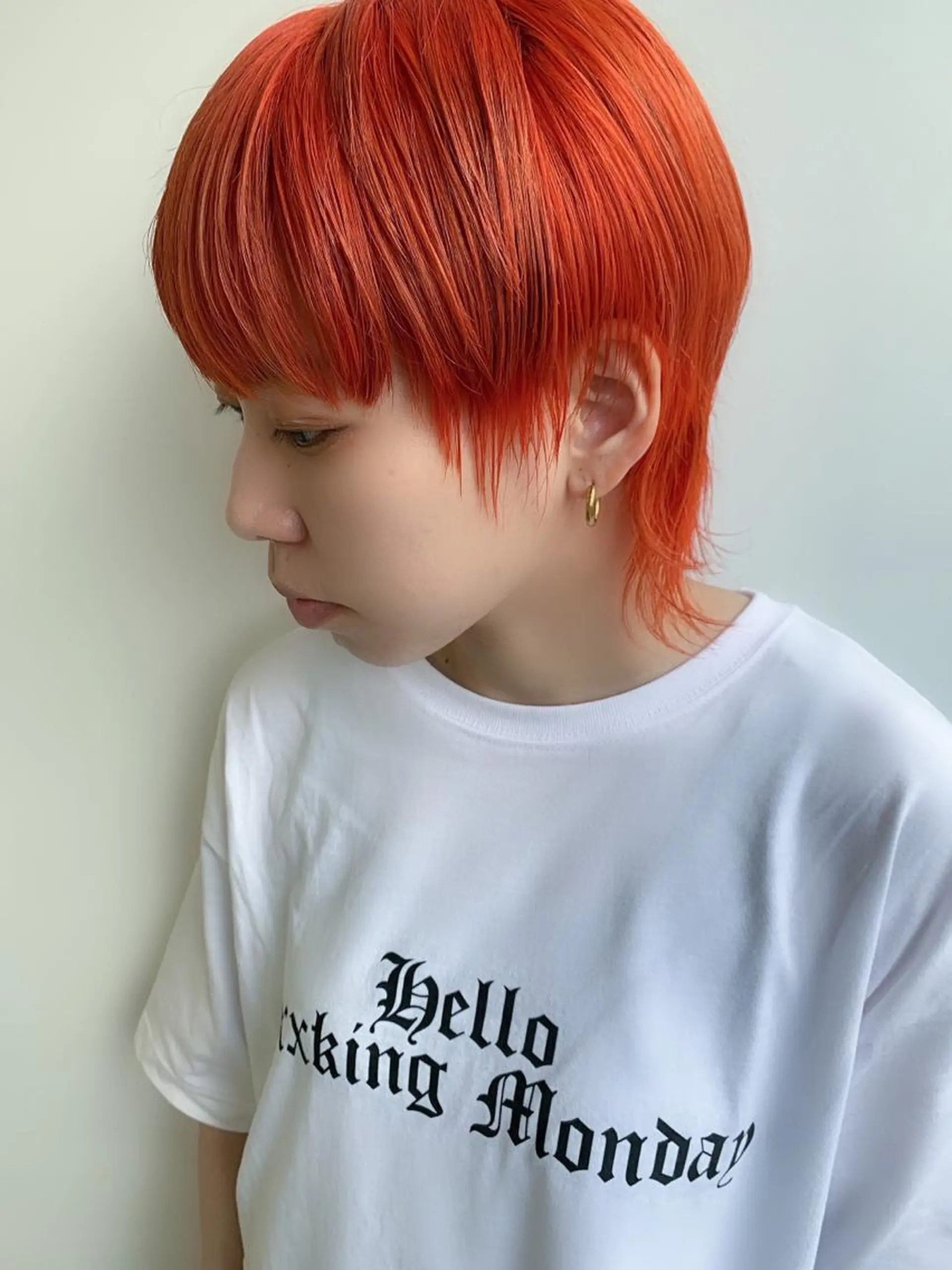 ショート nuu所属・💜ショート💜 ウルフ、ボブ二色亜美のヘアスタイル