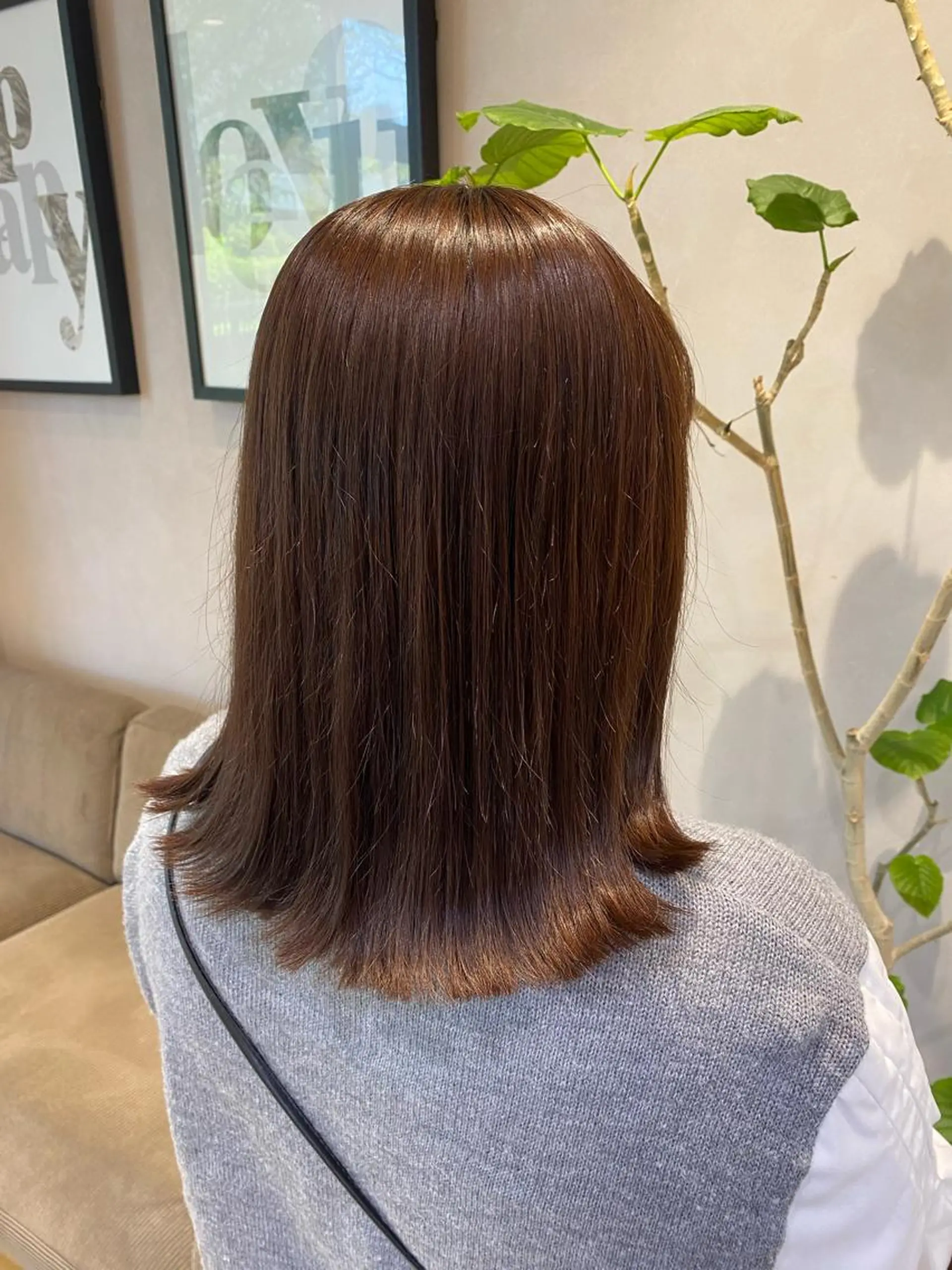 ミディアム Misaki ║ツヤカラーのヘアスタイル