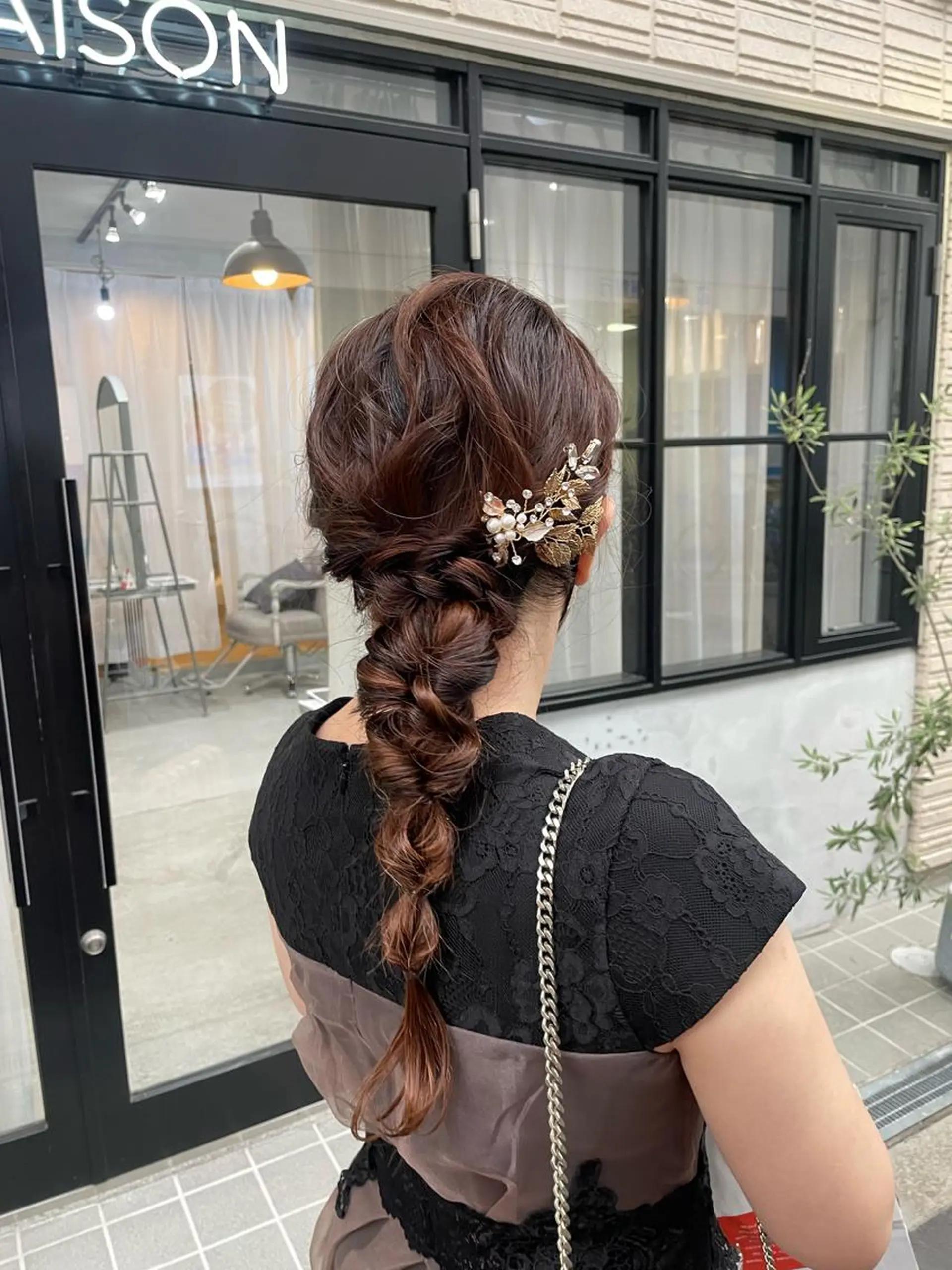 ロング カラー ヘアアレンジ HERMITAGE/ chihiroのヘアスタイル