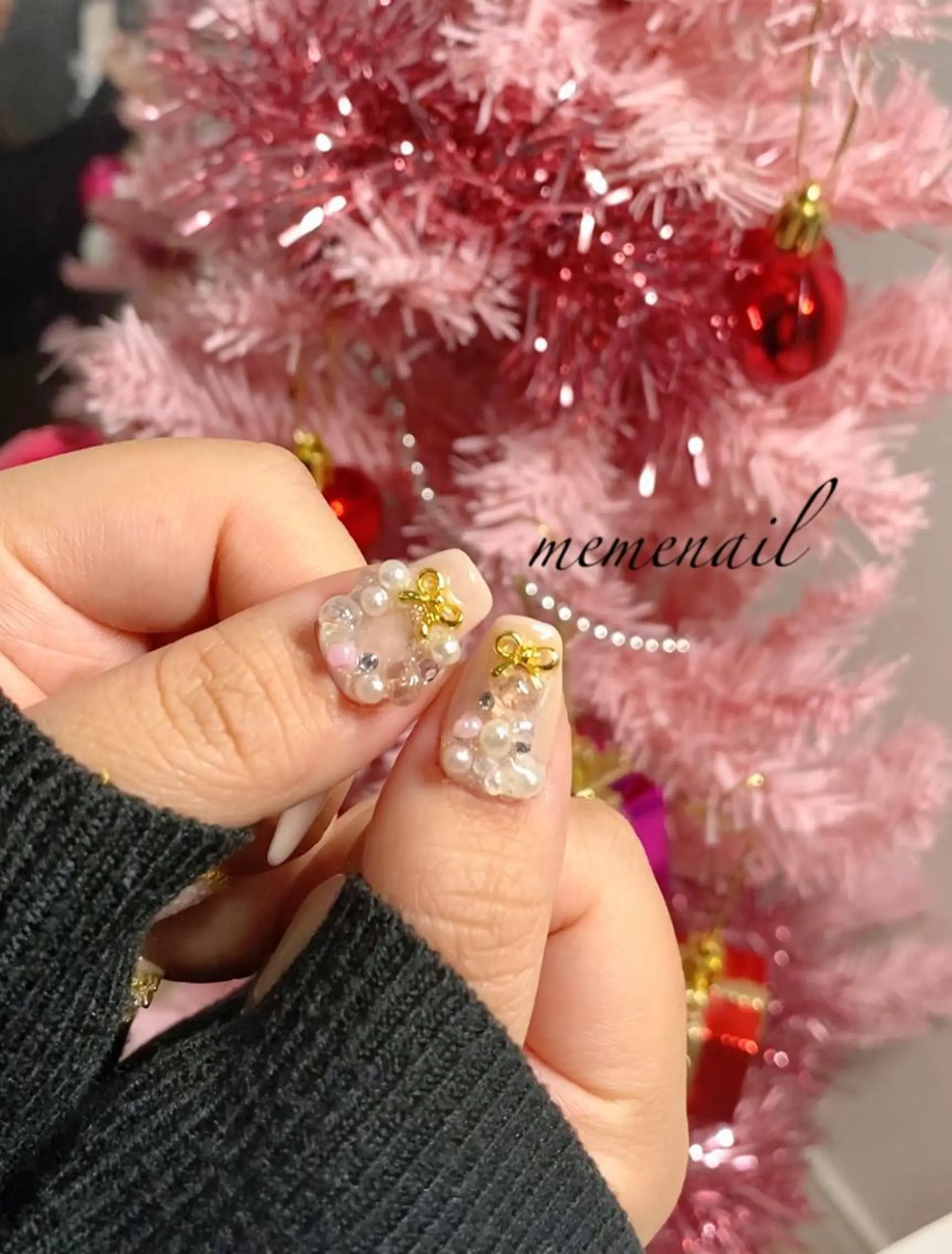 ネイル アートネイル グラデーション ワンカラーネイル 冬ネイル クリスマス Noguchi Megumiのその他イメージ