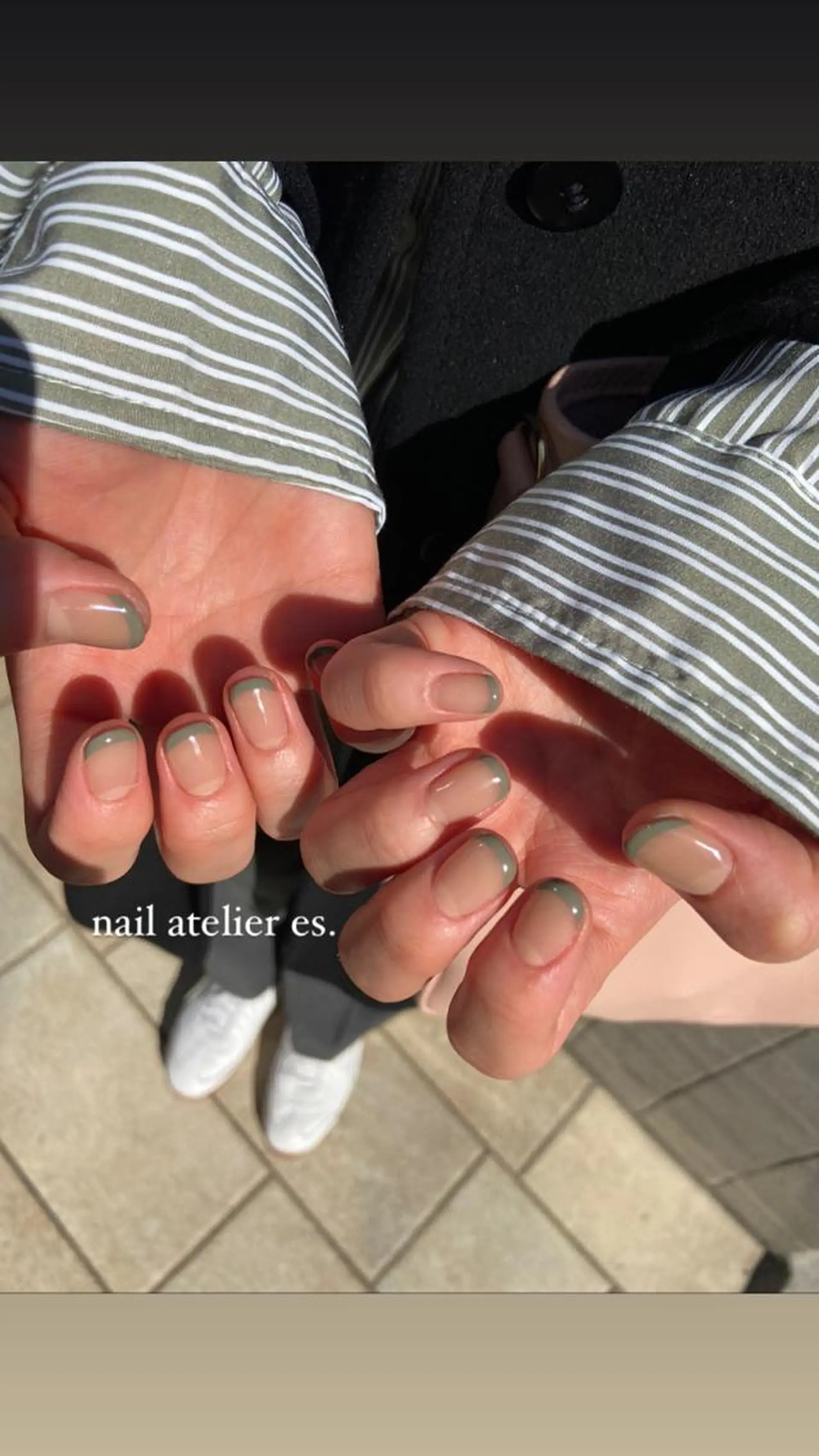 ネイル フレンチネイル nail atelier es.所属・atelier es.のネイルデザイン