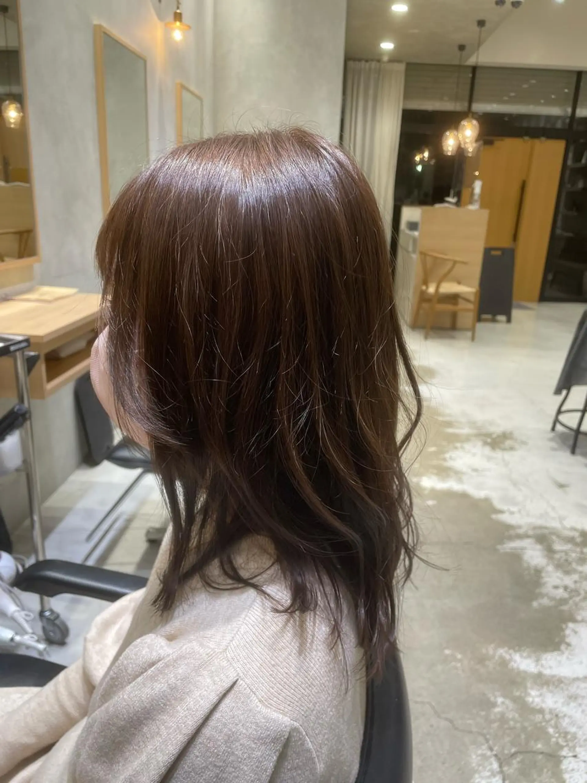 ミディアム 吉田 宙生のヘアスタイル