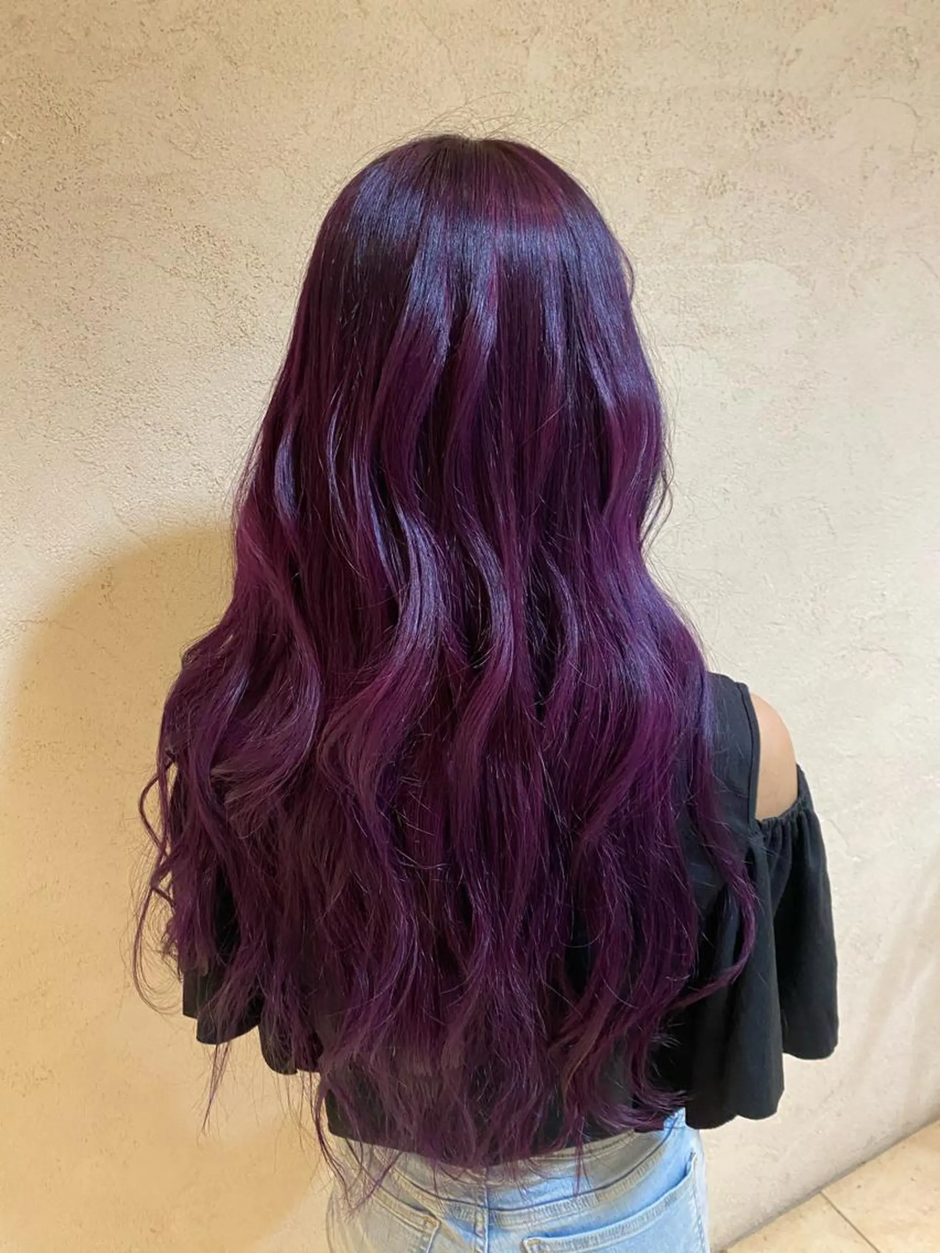 ロング カラー 竹添 有梨沙のヘアスタイル