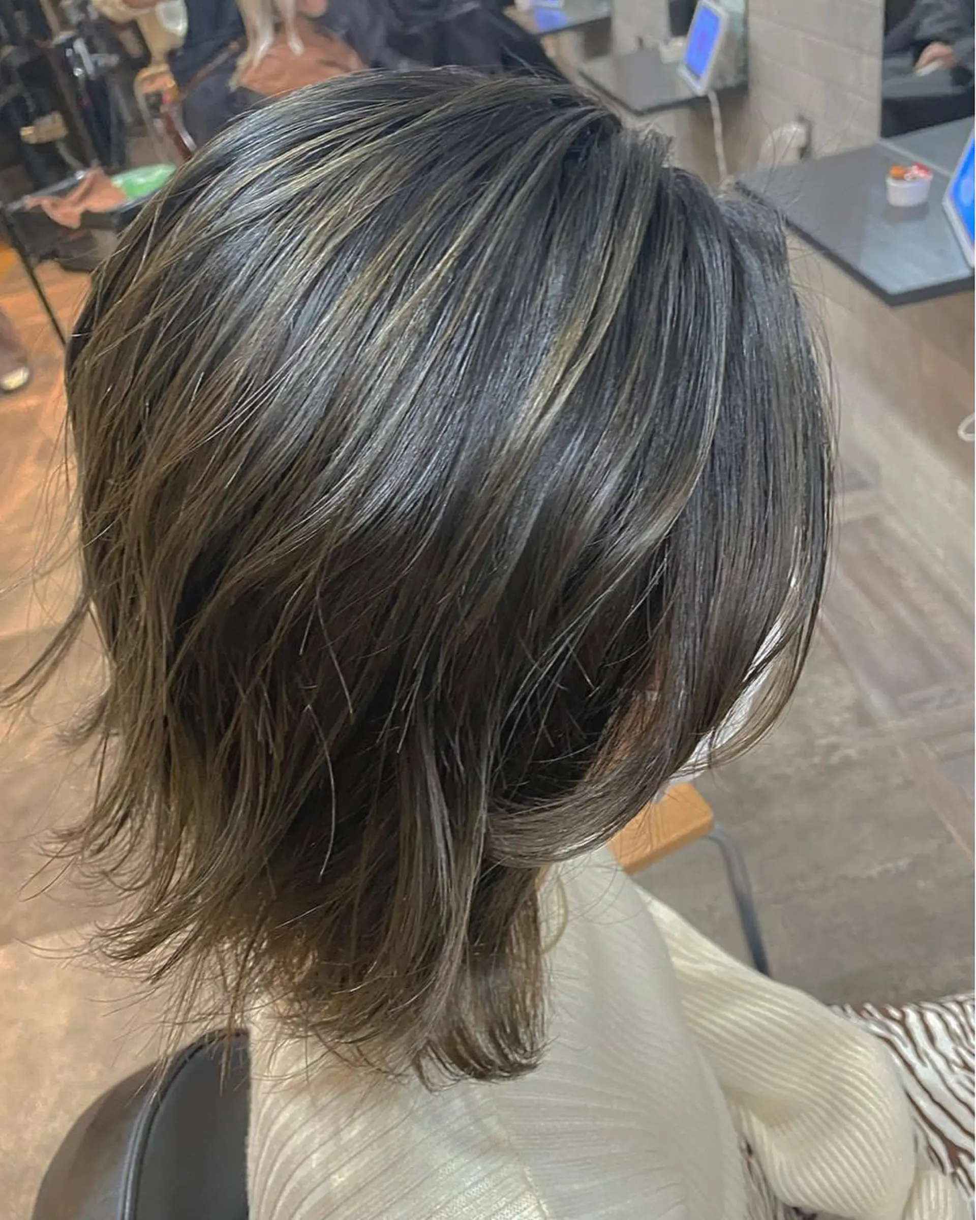 ミディアム カット ヘアカラー トリートメント sail所属・sail hairのヘアスタイル