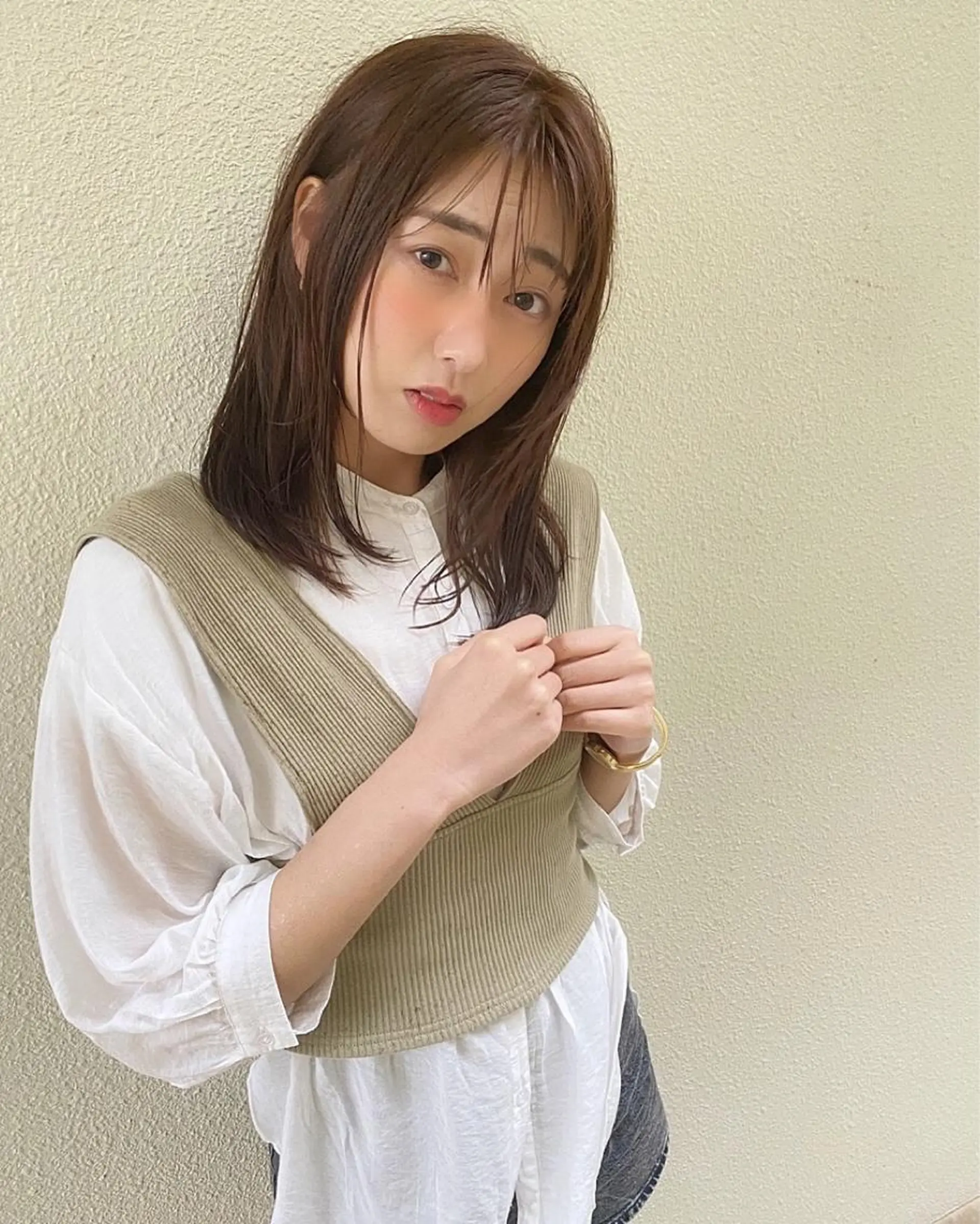 ミディアム カラー イルミナカラー カット ヘアカラー grand juteのヘアスタイル