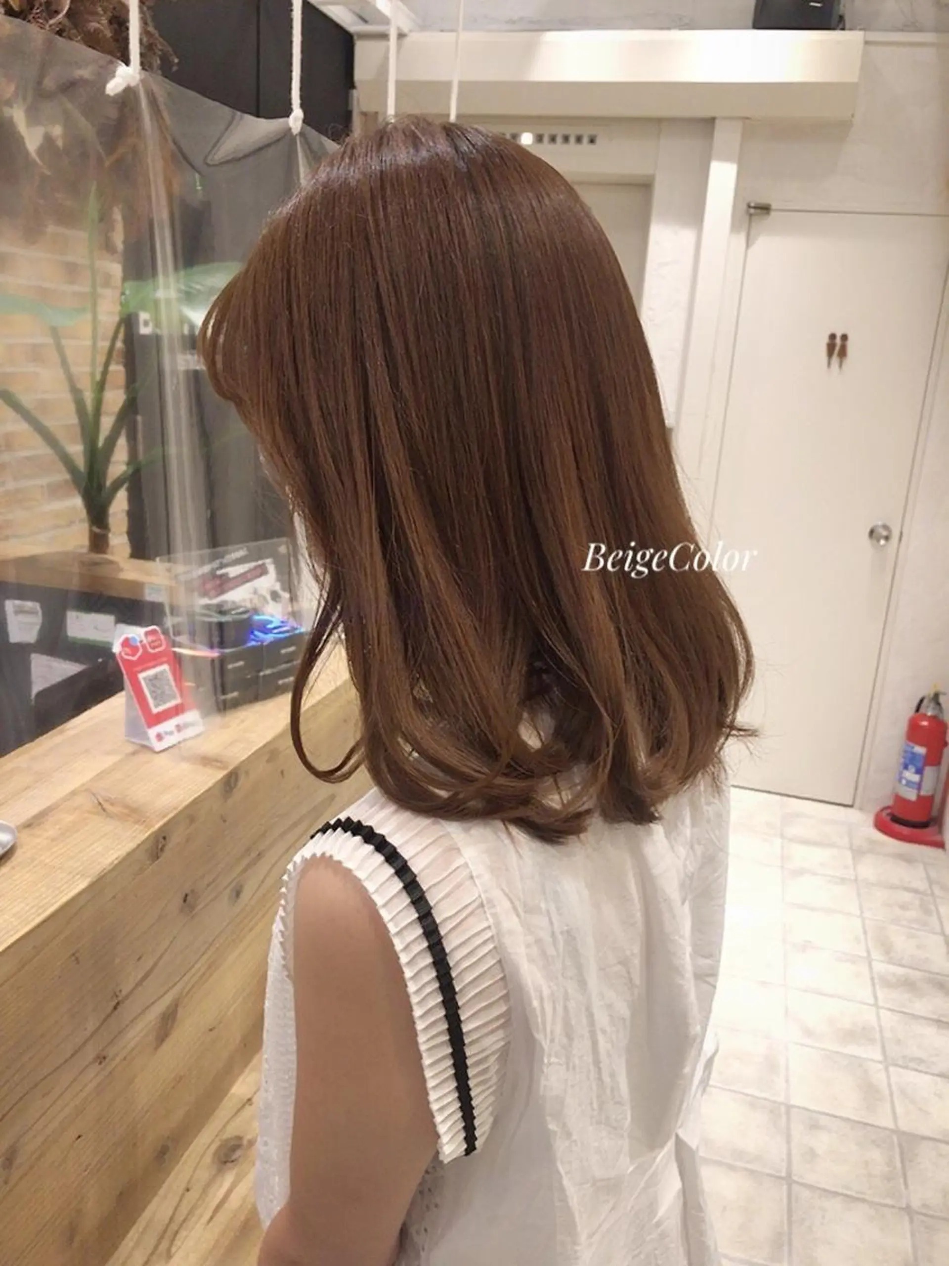 ミディアム ヘアカラー トリートメント ヘアセット Hair Salon BOTTOMS所属・✨透明感ケアカラー✨ 長野ゆきなのヘアスタイル