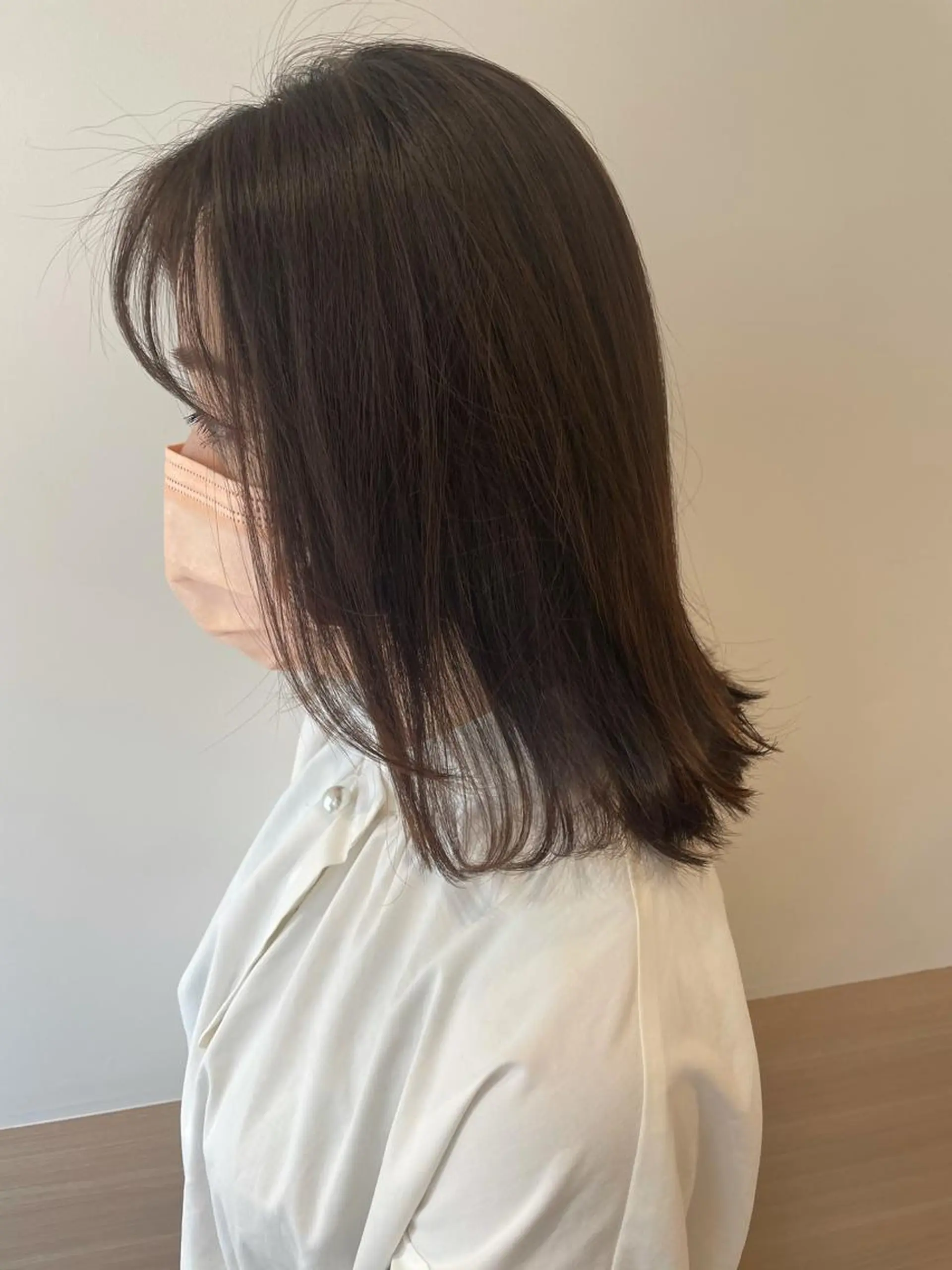 ミディアム ケアカラー 韓国風ヘア カット GO TODAY SHAiRE SALON所属・天野 瑠真のヘアスタイル