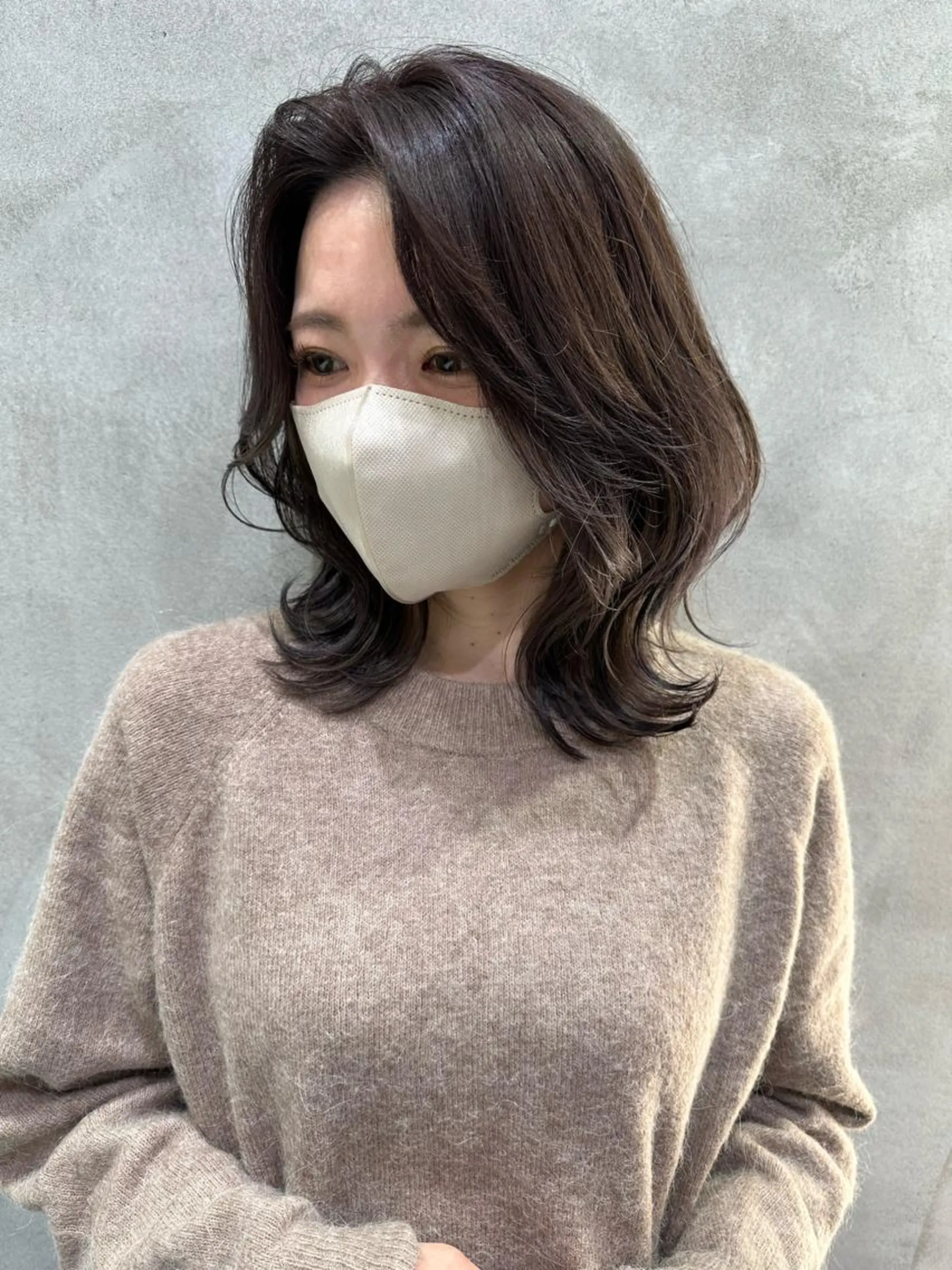 セミロング ヘアカラー トリートメント Londideal 高橋ヒロシのヘアスタイル