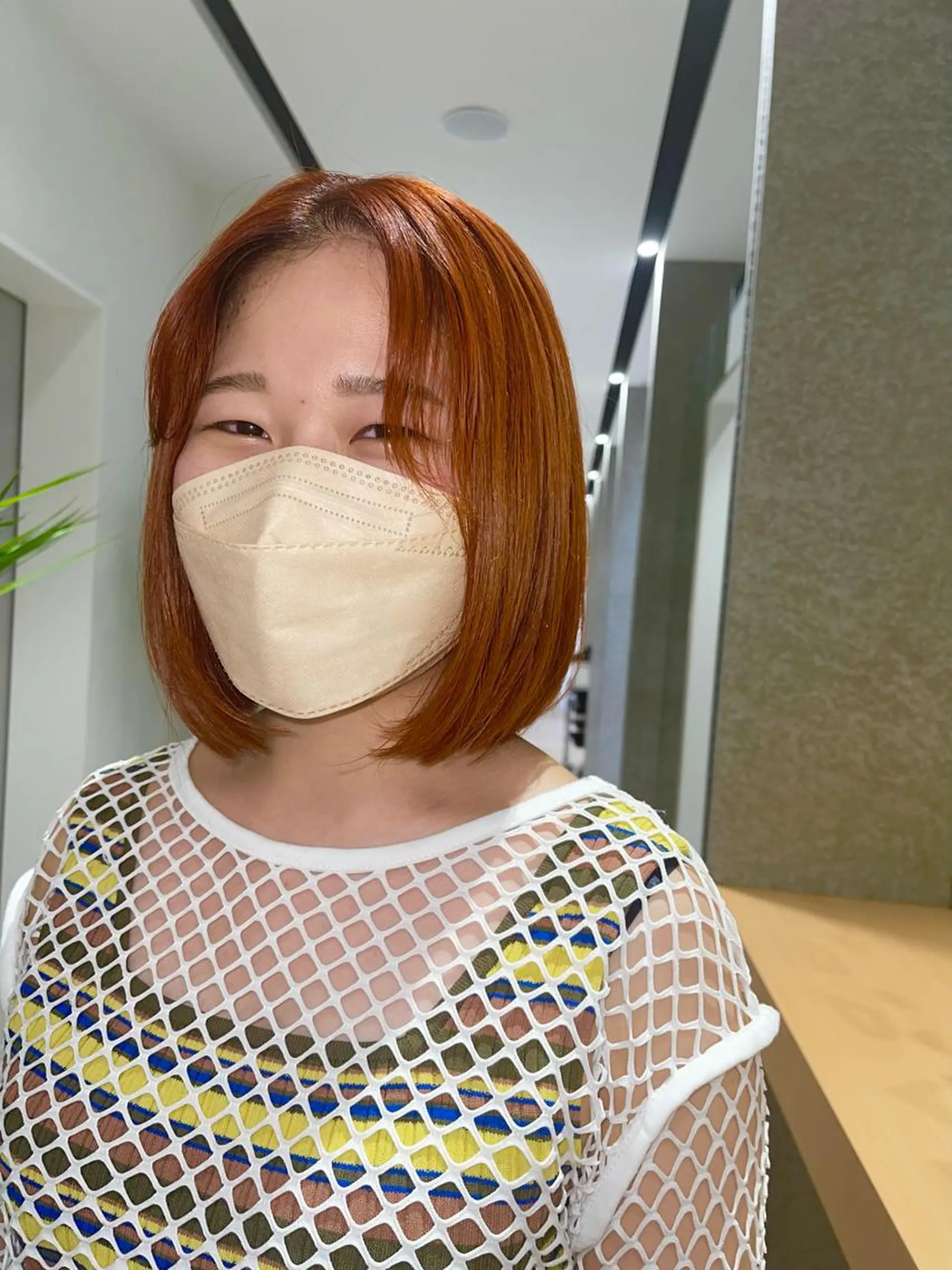 ミディアム Zina 十条店所属・デザインカラー／ボブ 🍦MEI🍦のヘアスタイル