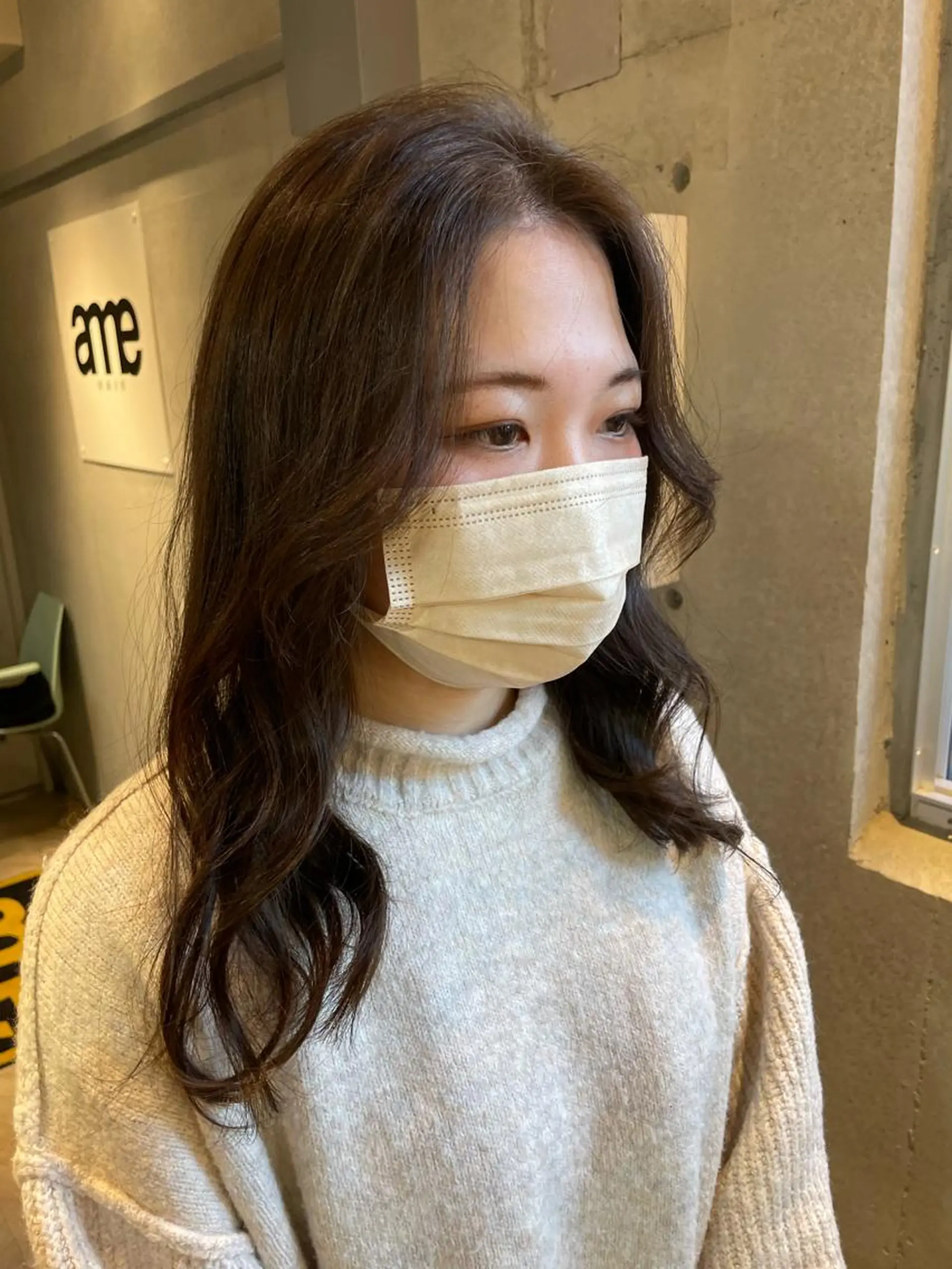 ロング カラー カット ヘアカラー しのはら まどかのヘアスタイル