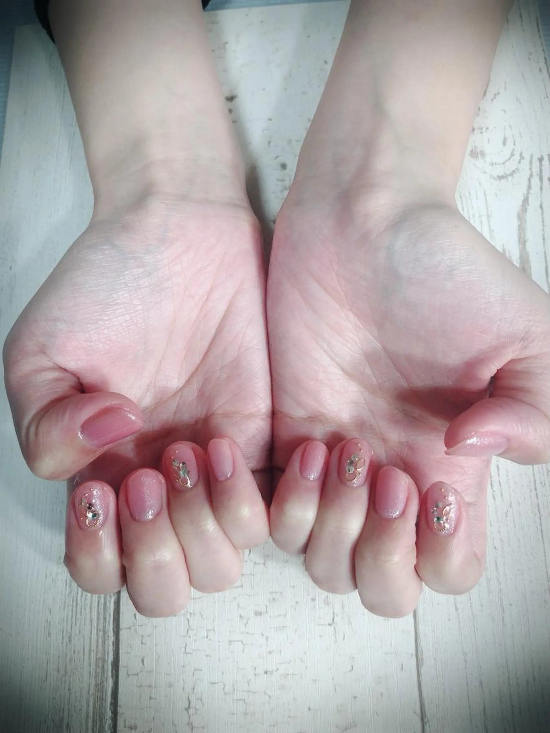 ネイル アートネイル 北浦和 自爪育成ケアのネイルデザイン