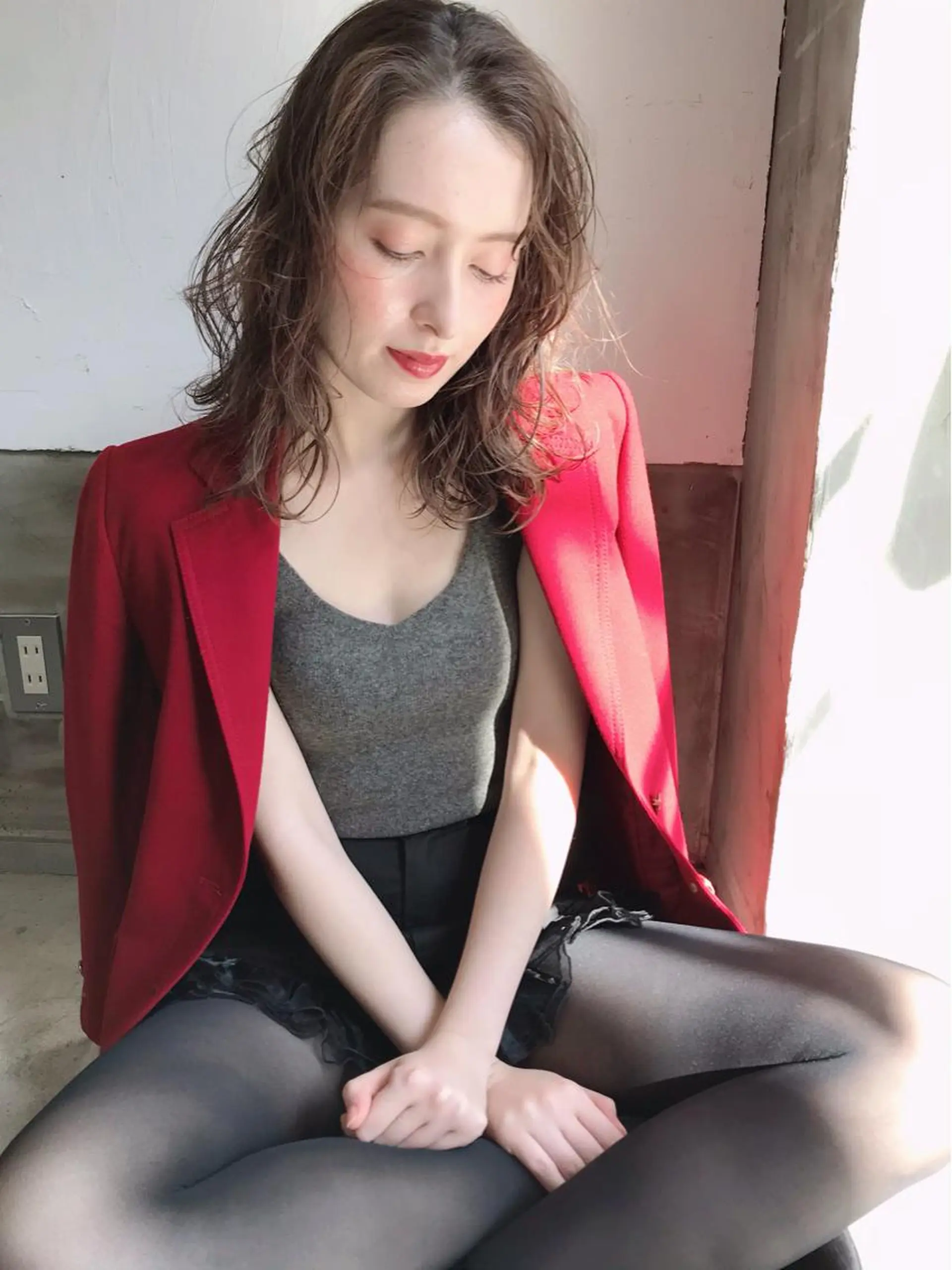 ミディアム カット 韓国 / 中国ヘア 🦋Noniのヘアスタイル