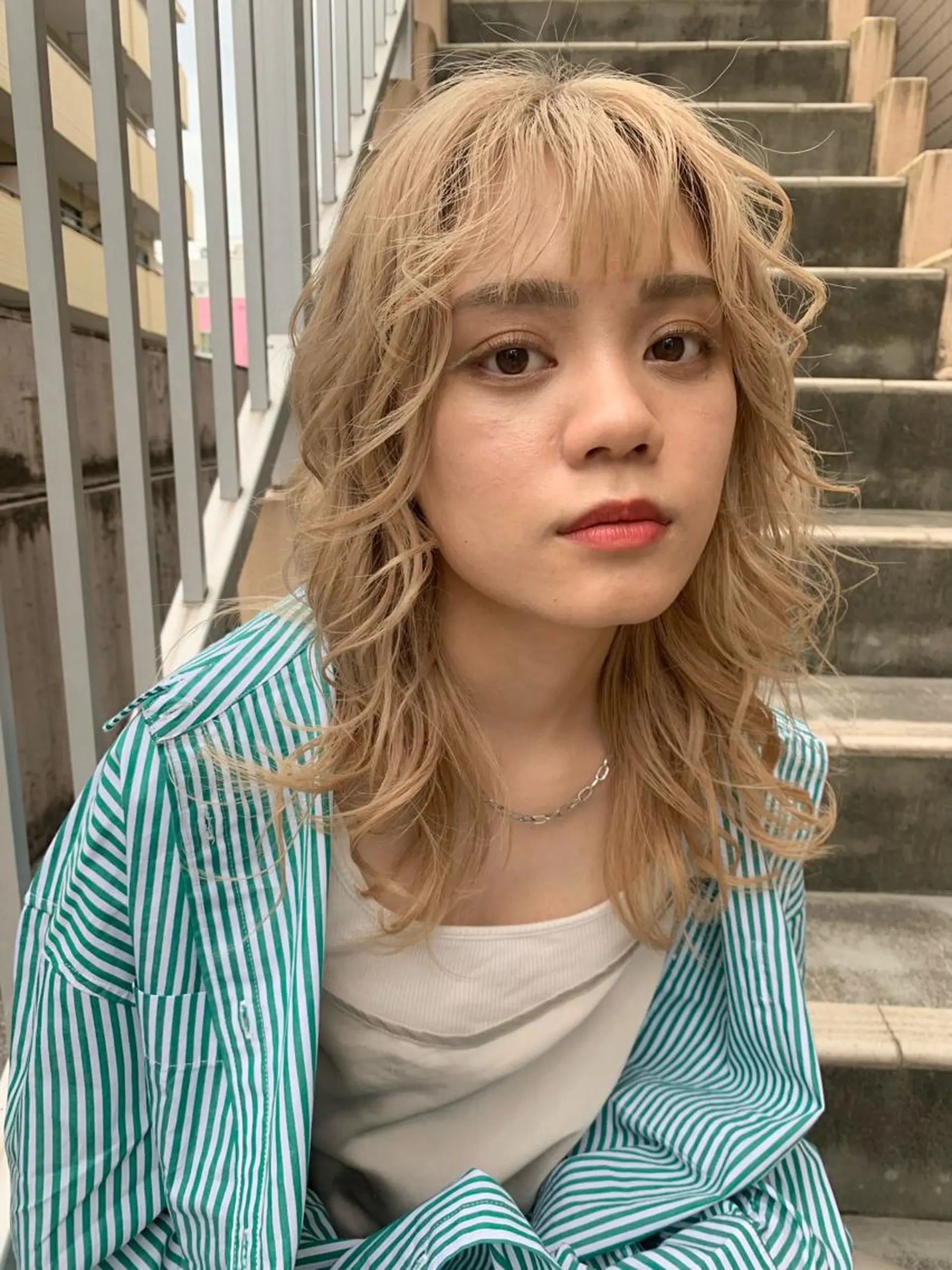 ロング カラー メンズ 髪質改善 GO TODAY シェアサロン 表参道Flos店所属・nishi fuyumiのヘアスタイル