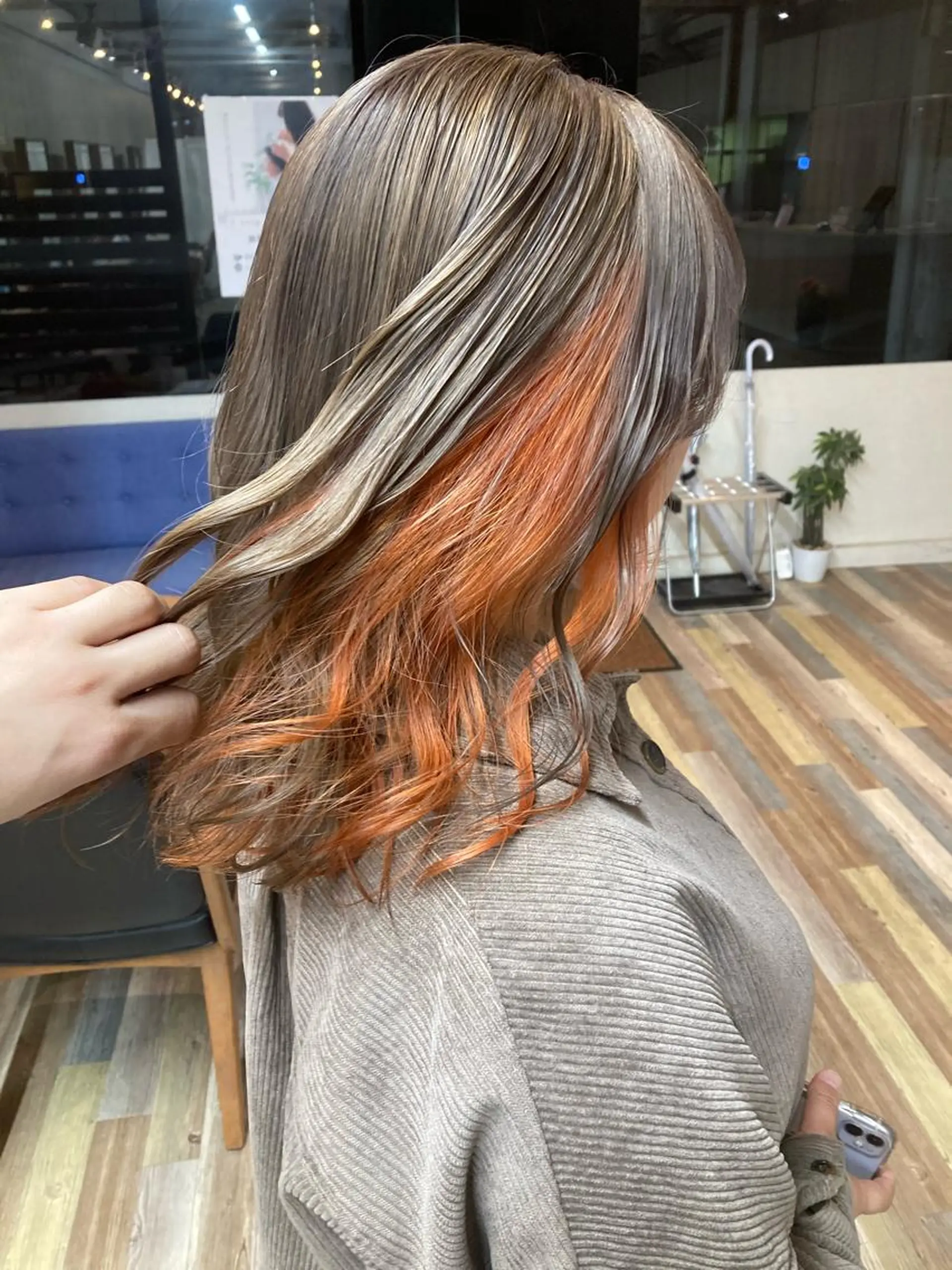 セミロング カラー カット ヘアカラー トリートメント ✂️似合わせの魔術師 石田一樹✂️のヘアスタイル