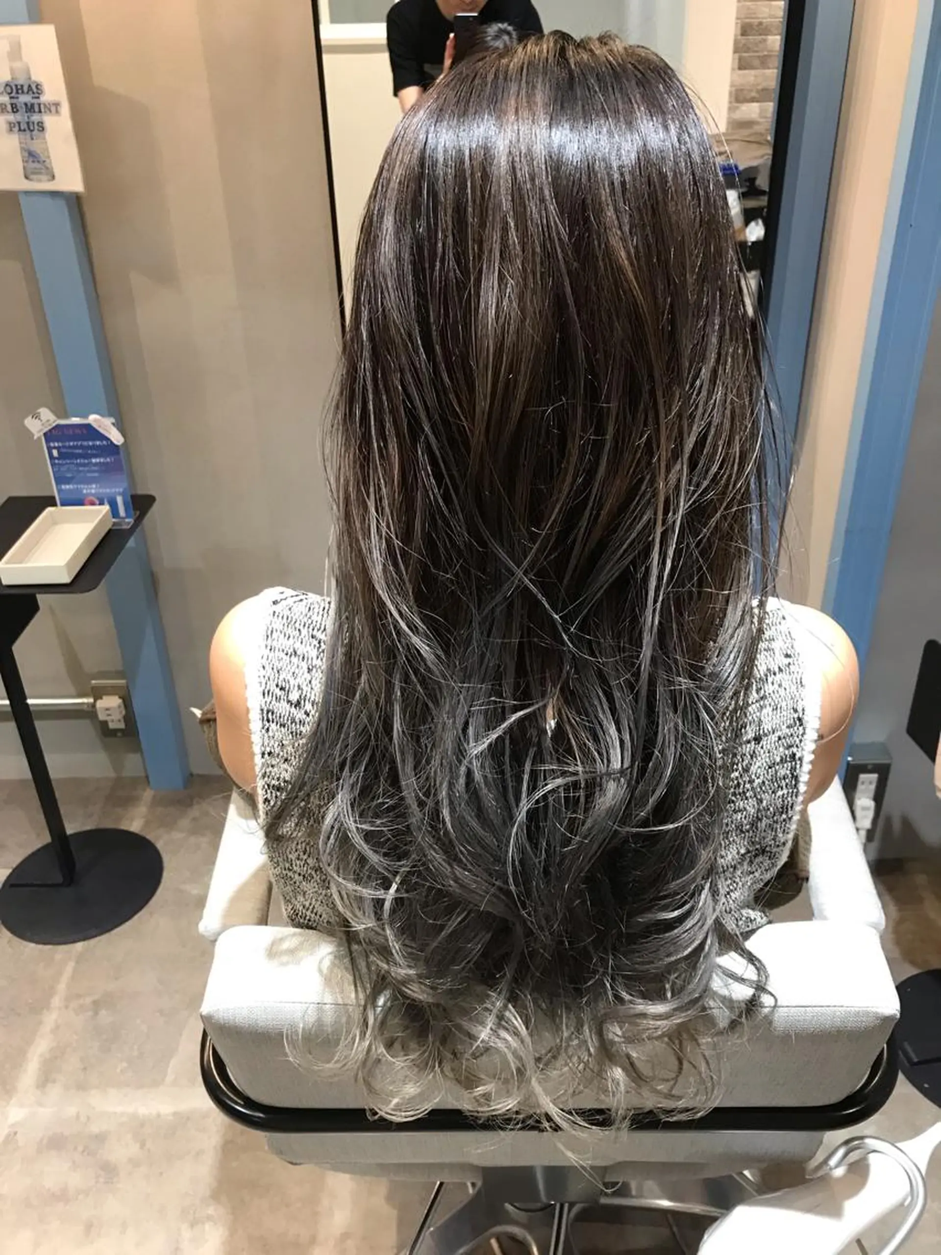 セミロング ハイライト カット トリートメント ヘッドスパ 所渉/韓国レイヤー /ウルフカットのヘアスタイル