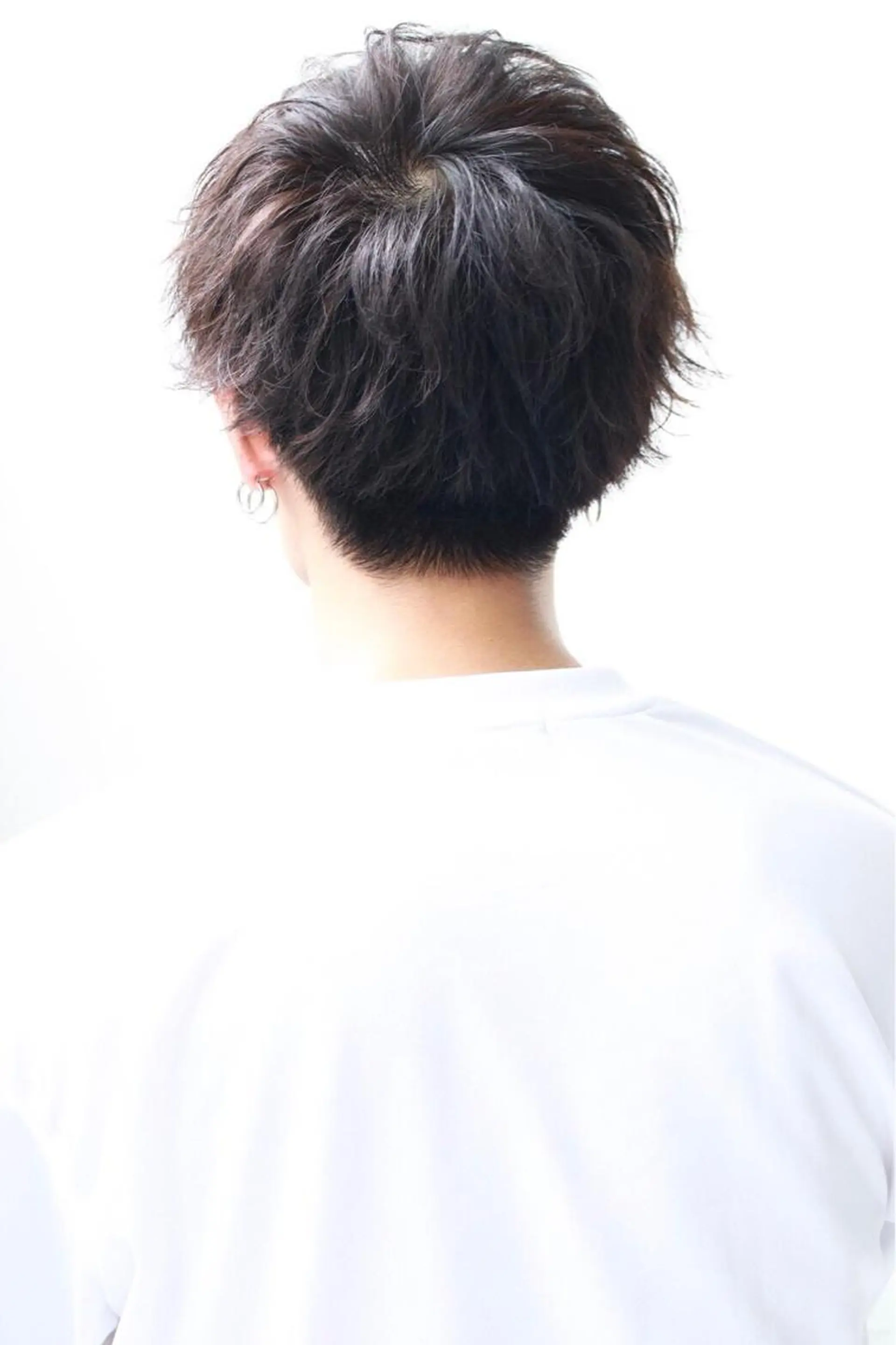 ショート カラー パーマ メンズ マッシュ メンズパーマ メンズショート メンズウルフカット ショートヘア ヘアカラー トリートメント ヘッドスパ ヘアセット 赤み消し🌿 透明感カラー🫧のヘアスタイル