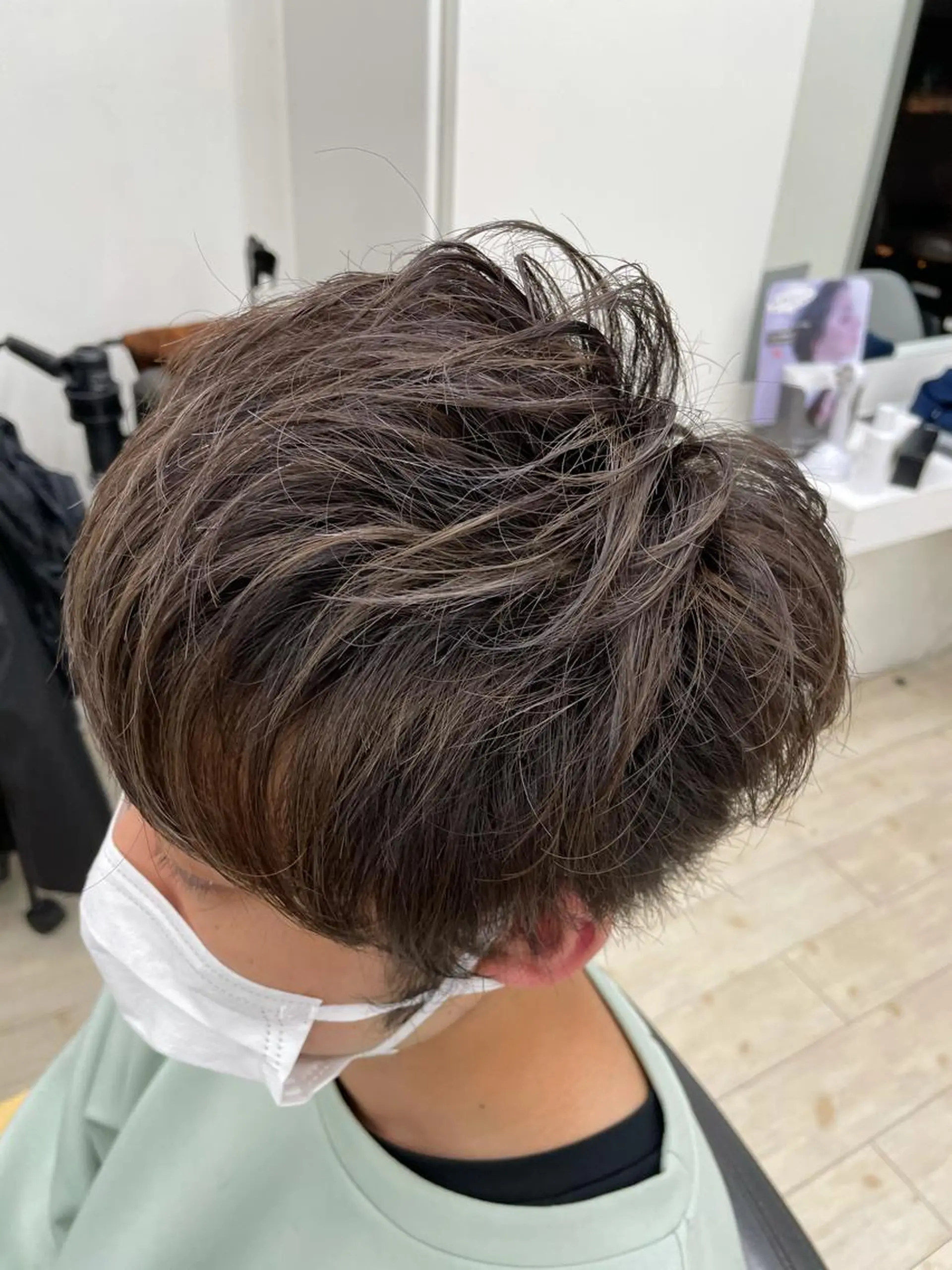 ショート ハイライト 心斎橋/海外レイヤー 募集中三好玲奈のヘアスタイル