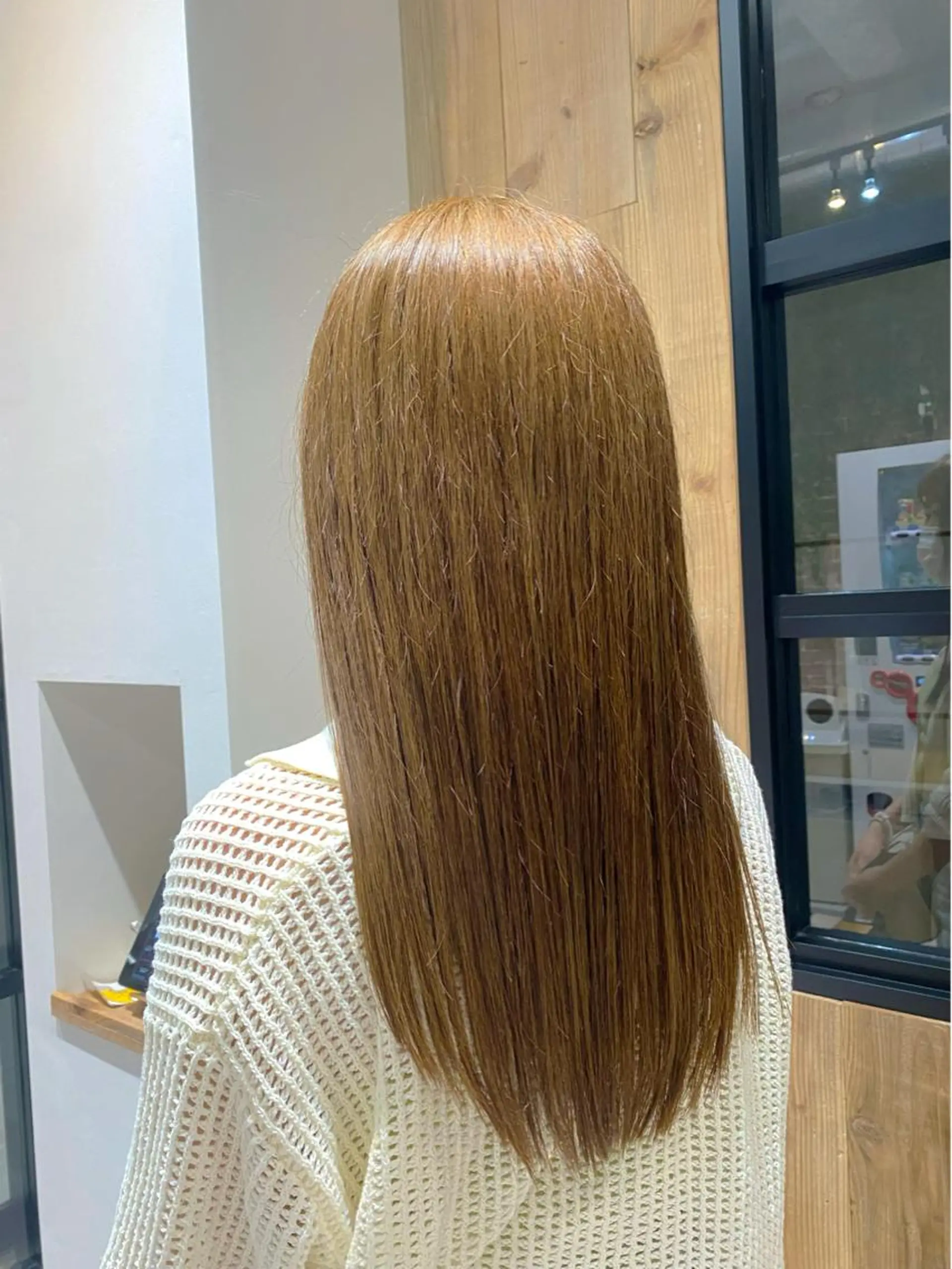 ロング カラー バレイヤージュ ブリーチ ケアブリーチ デザインカラー ダブルカラー カット ヘアカラー 縮毛矯正 トリートメント ♡オシャ髪♡AI ✂️newi町田のヘアスタイル