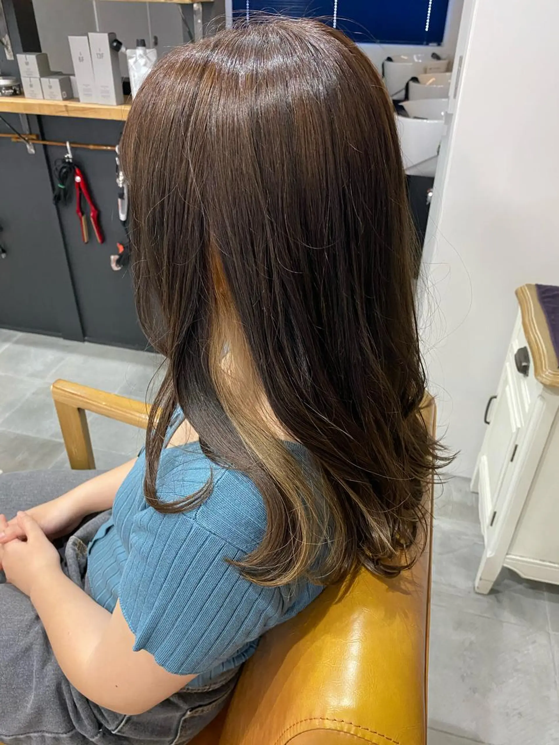 ロング カラー インナーカラー SHIAN立川　及川 17時〜限定のヘアスタイル