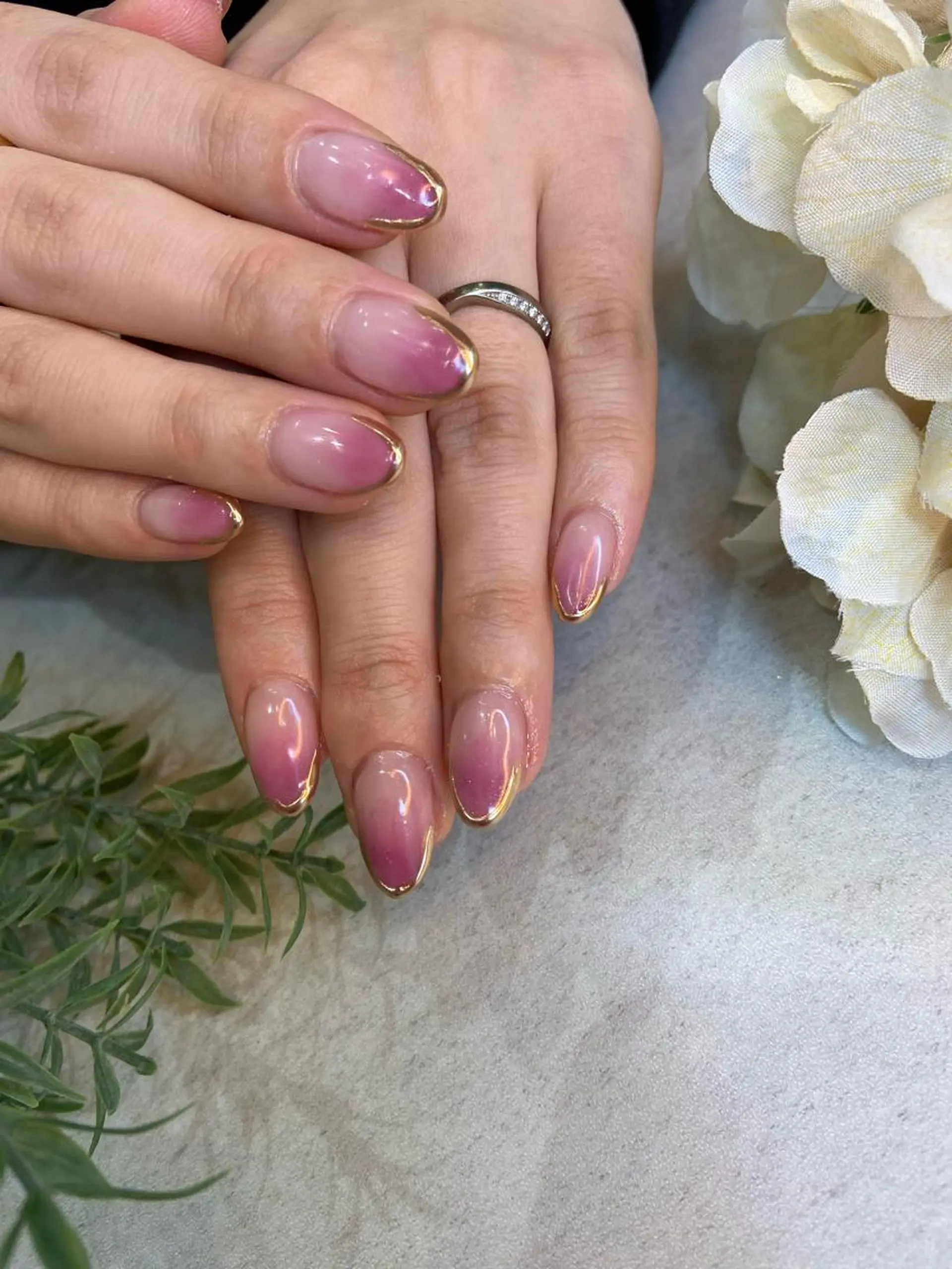 ネイル グラデーション ハンドネイル nailsalon MINERVAのネイルデザイン