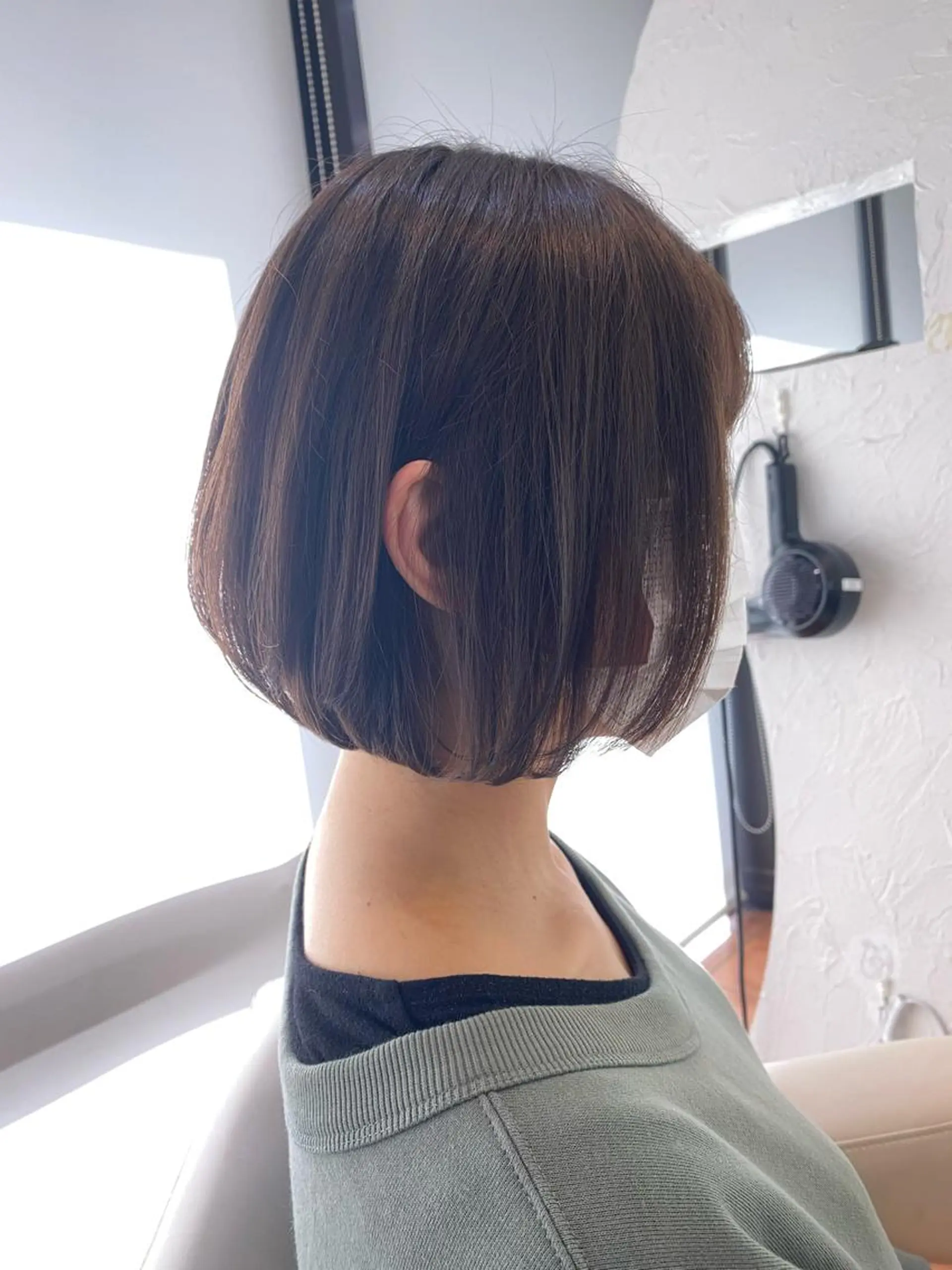 ショート ボブ レイヤー/ショート カット/服部タカノリのヘアスタイル