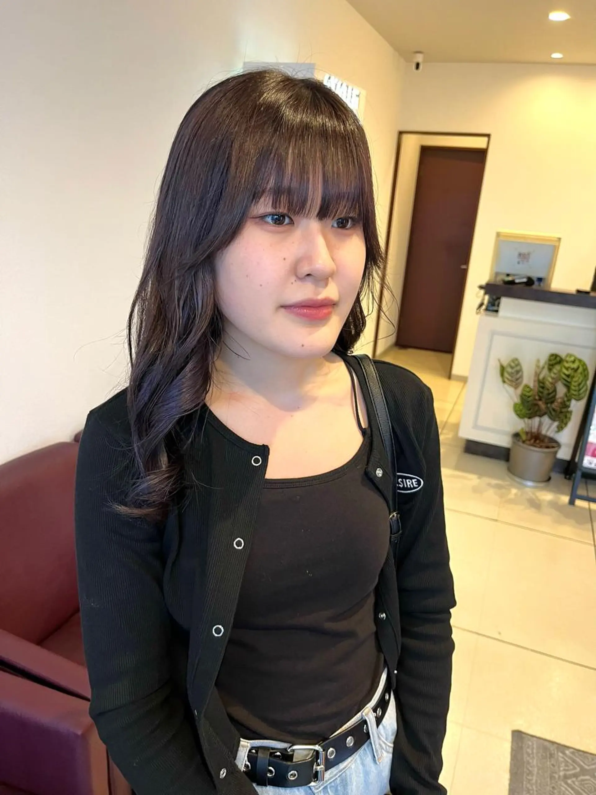 セミロング カラー ヘアアレンジ ちひろ /似合わせカラーのヘアスタイル