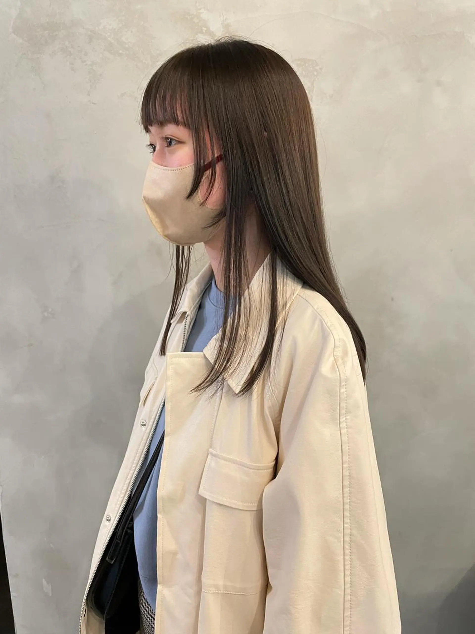 ロング カラー パーマ 髪質改善 縮毛矯正 ストレートパーマ ♡トップスタイリス ト/美髪矯正hinaのヘアスタイル