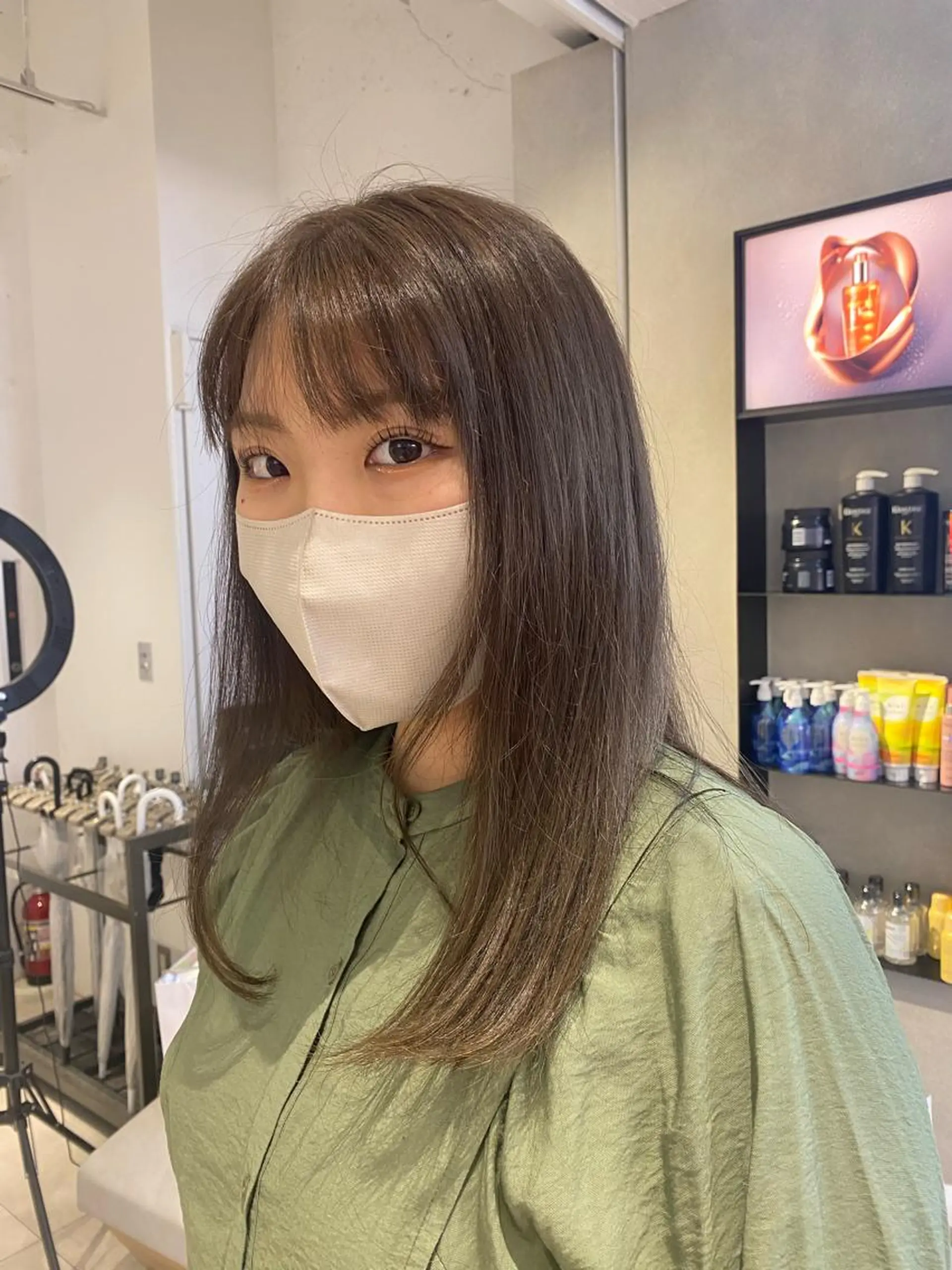 カラー ブラウンカラー 透明感カラー ナチュラルブラウン ヘアカラー HARE &nail ☪️remiのヘアスタイル