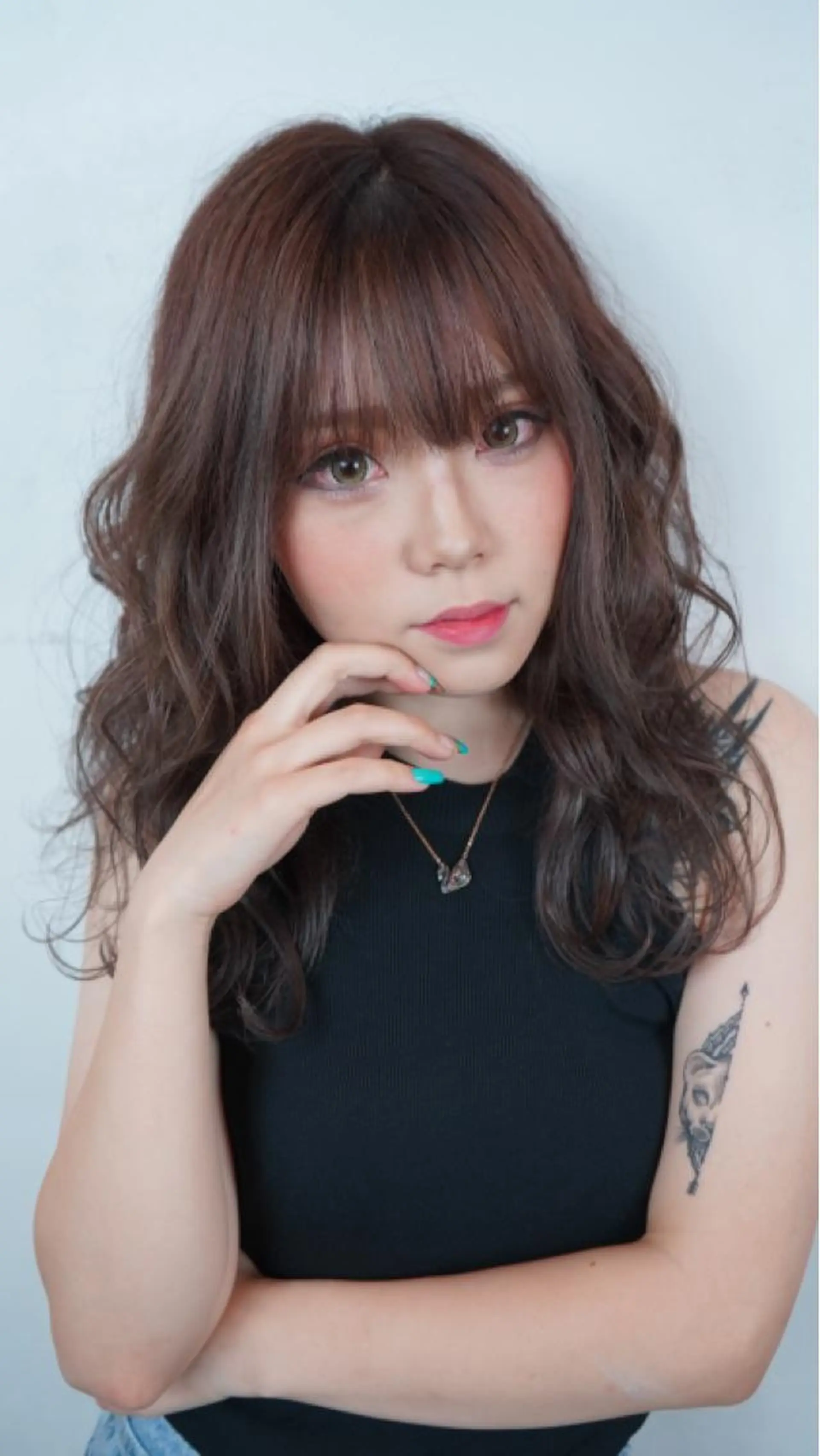 ロング カラー ヘアカラー トリートメント 💎JADE GRACE💎のヘアスタイル