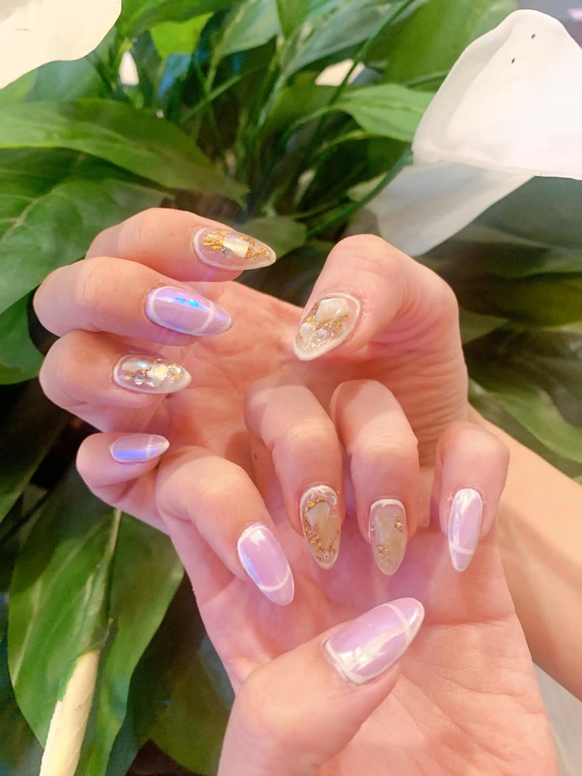 ネイル オーロラネイル flora所属・もりした とものネイルデザイン