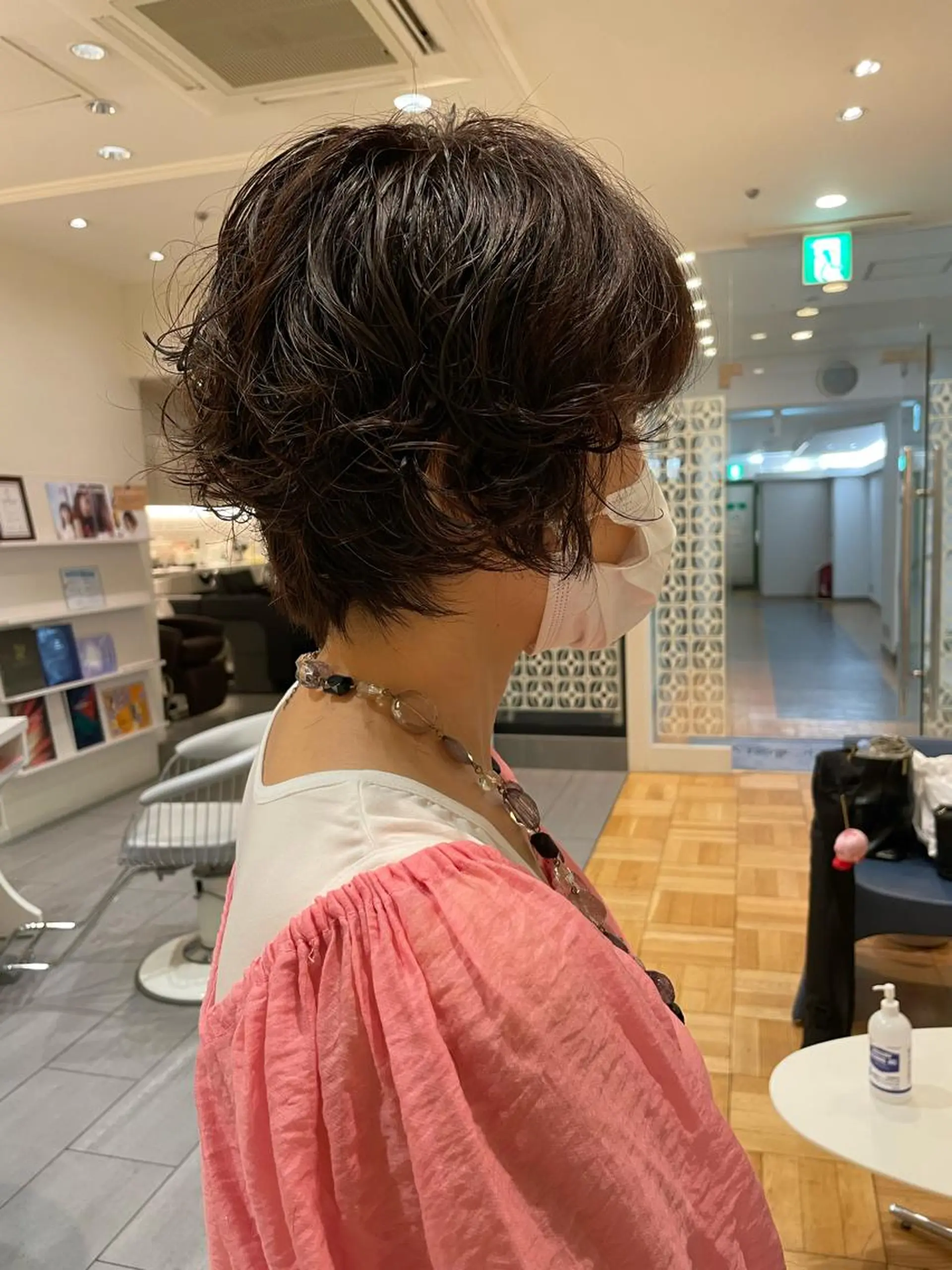 ショート パーマ 韓国風レイヤーカット 松葉翔のヘアスタイル