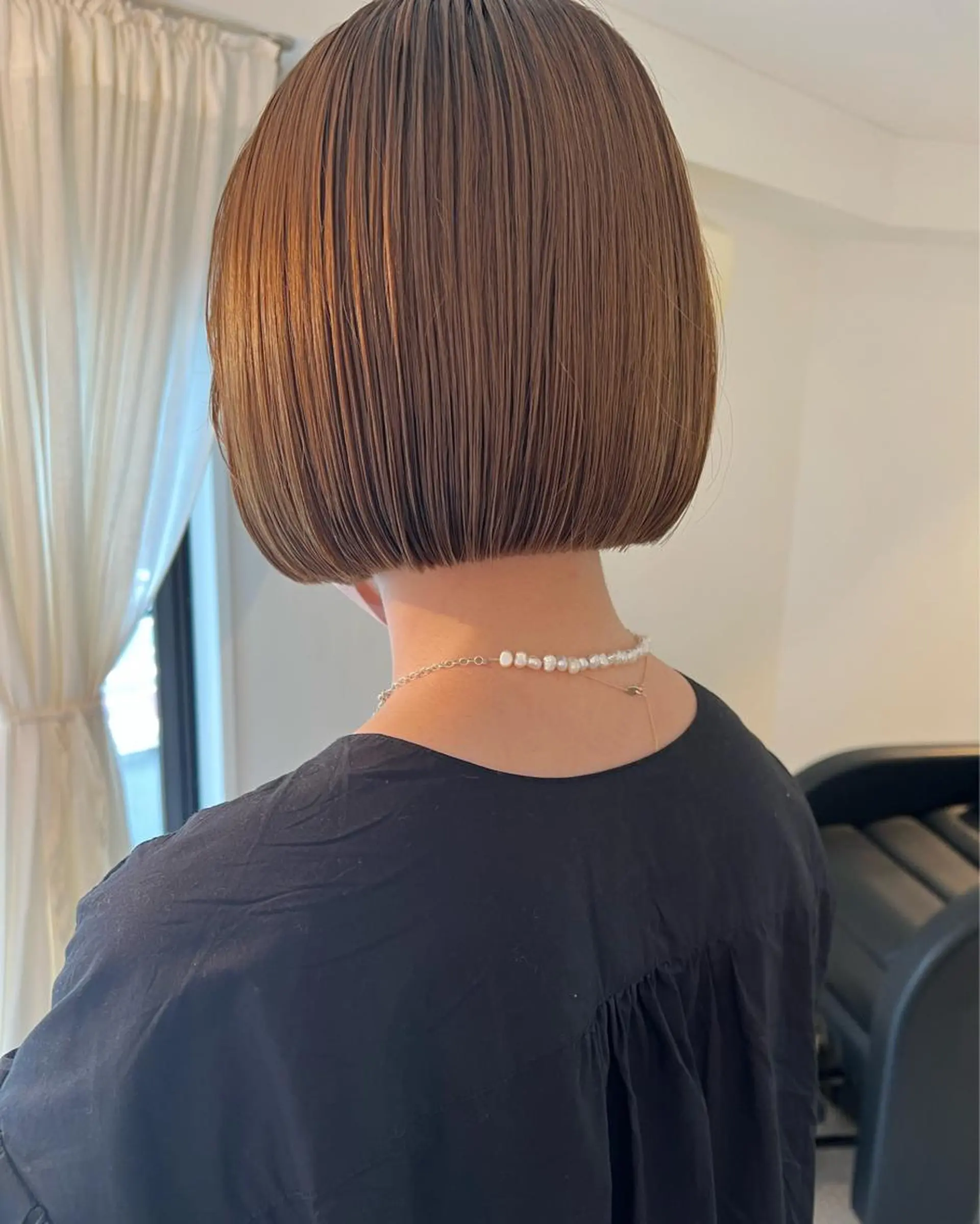 ミディアム ブリーチカラー🎀 韓国風/寺門美優のヘアスタイル