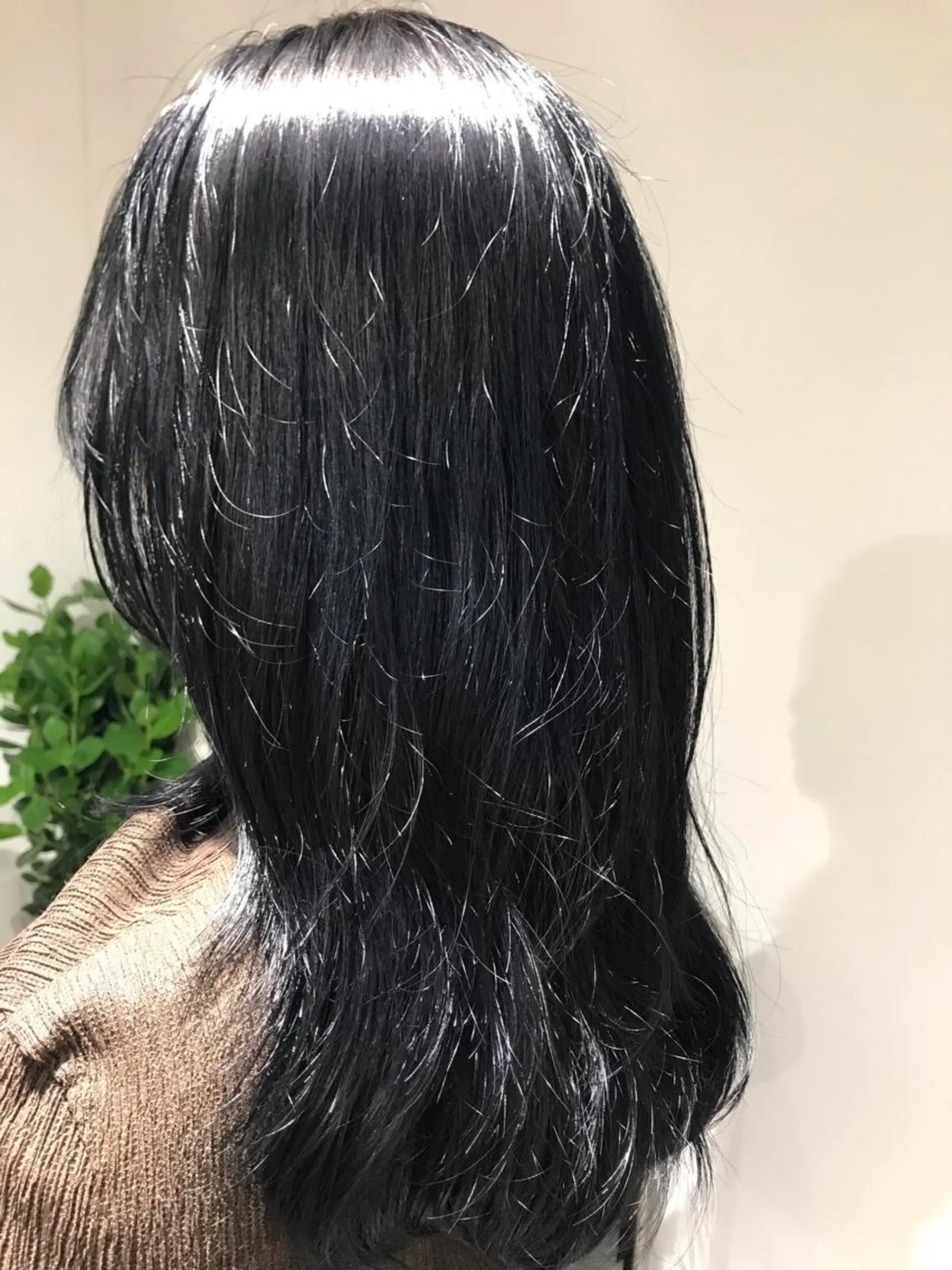 ロング カラー 暖色カラー🍊 ボブ🌿顔周りcutのヘアスタイル