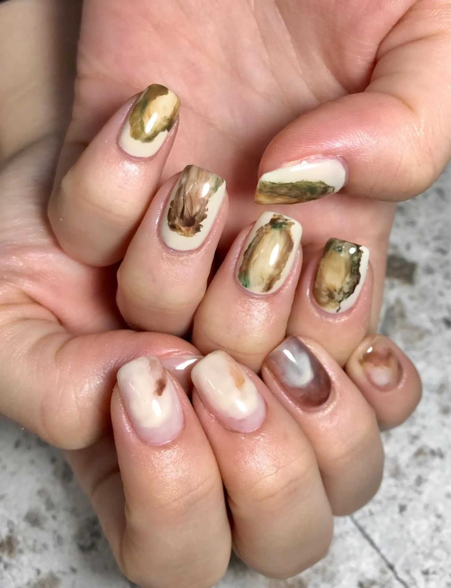 ネイル ハンドネイル Liennail 持込デザインやり放題のネイルデザイン